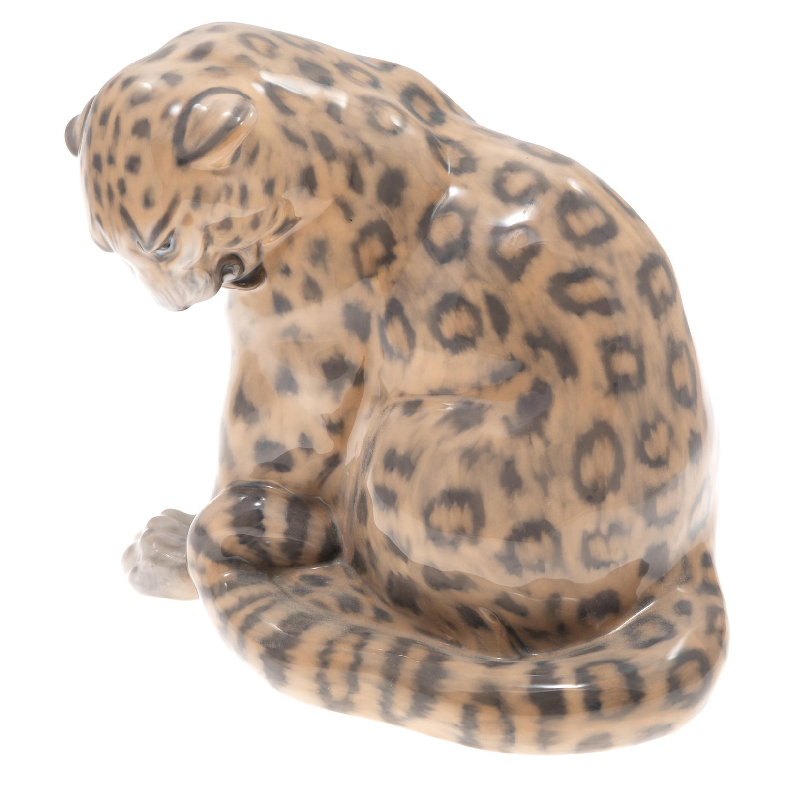 Royal Copenhagen Porcelain Snow Leopard Figure (1 of 8)