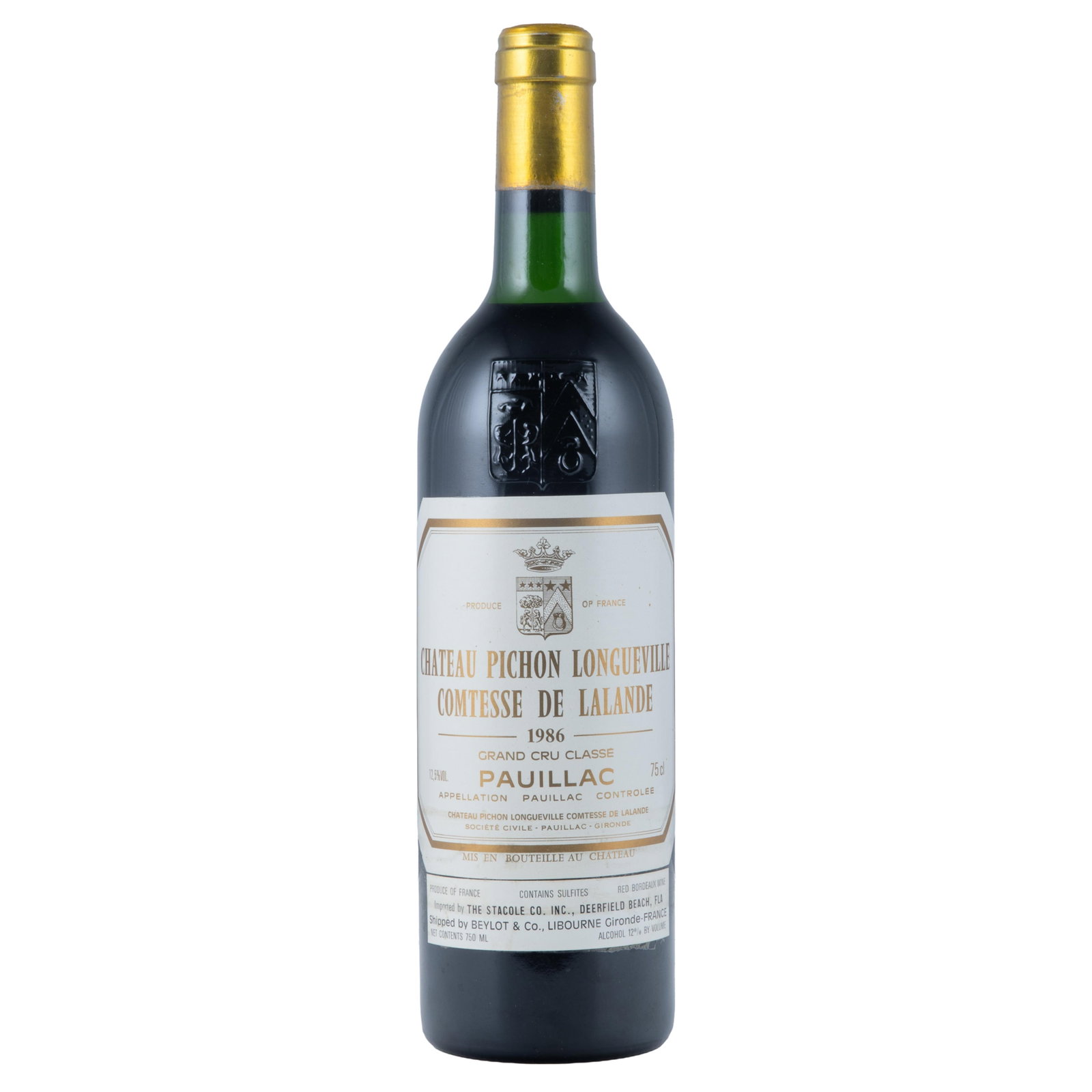 Chateau Pichon Longueville Comtesse de Lalande 1986 (1 of 5)