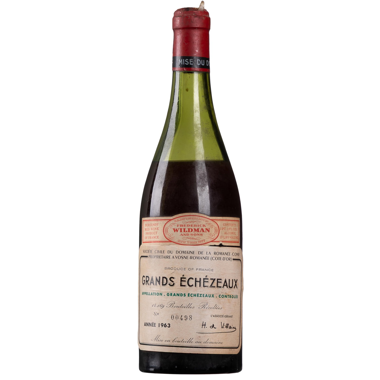 1963 Domaine de la Romanee-Conti Grands Echezeaux Grand Cru (1 of 2)