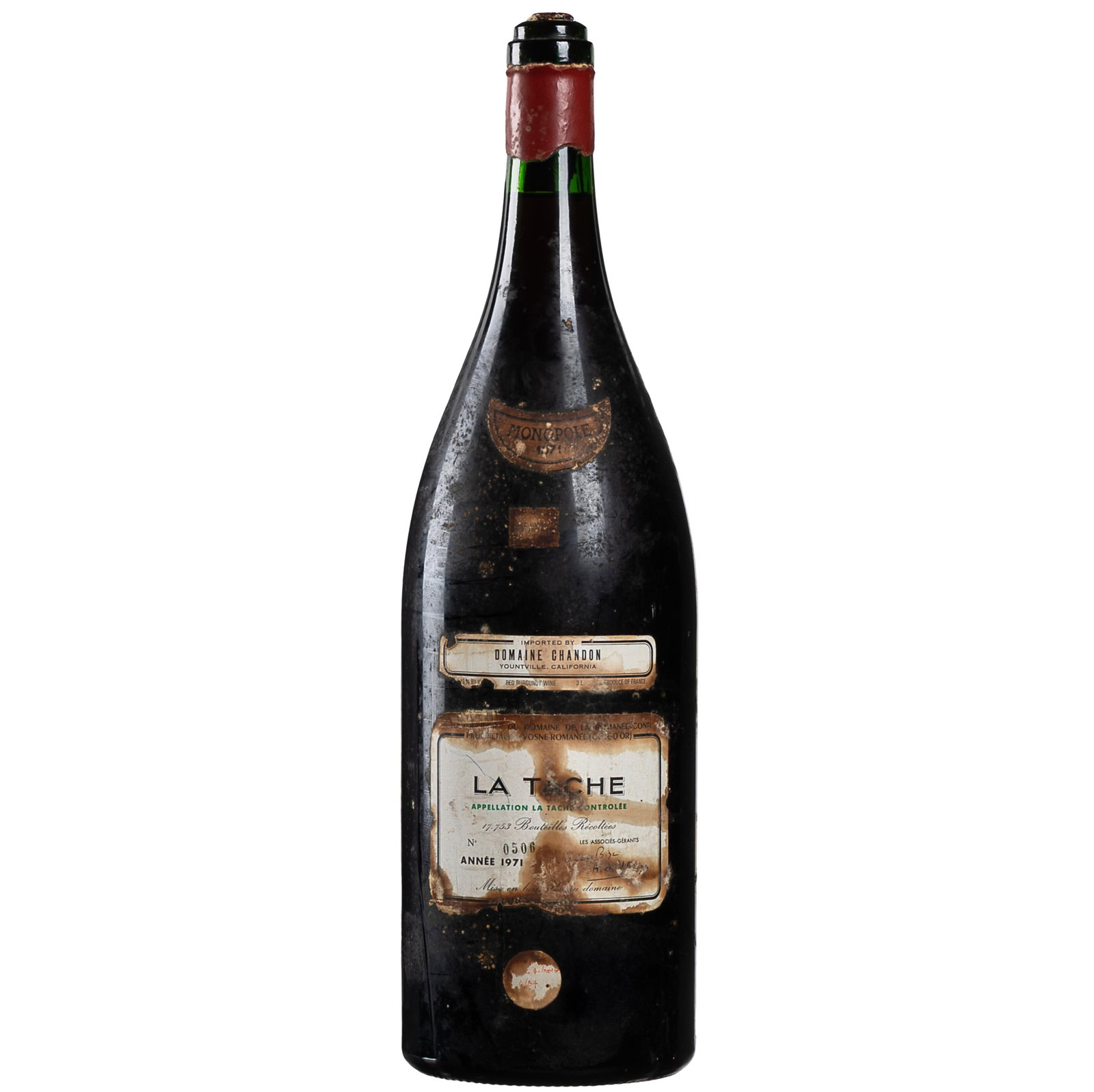 Domaine de la Romanée-Conti La Tache Grand Cru Monopole 1971 Jeroboam (1 of 8)