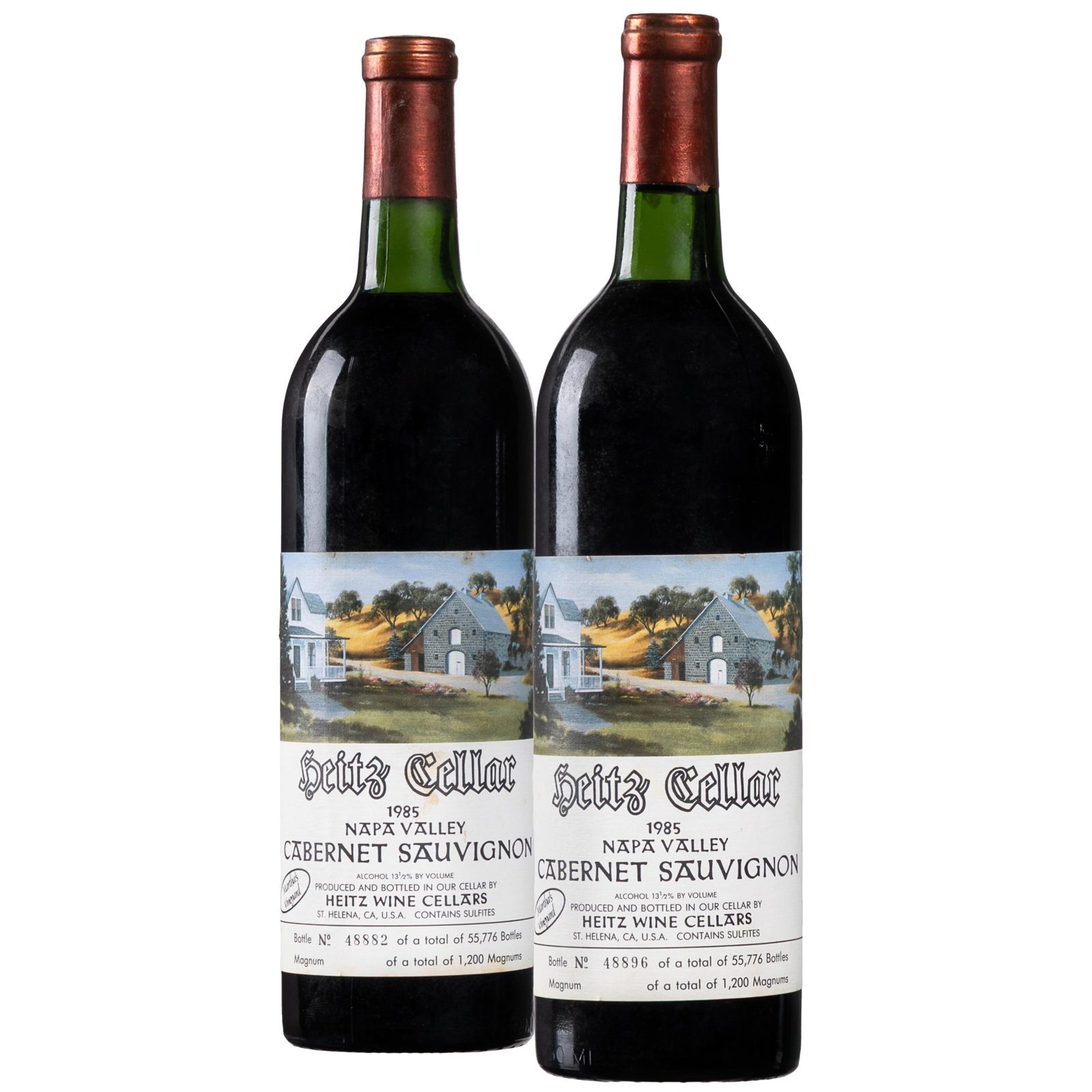 Heitz Cellars Martha's Vineyard Cabernet Sauvignon 1985 (1 of 2)