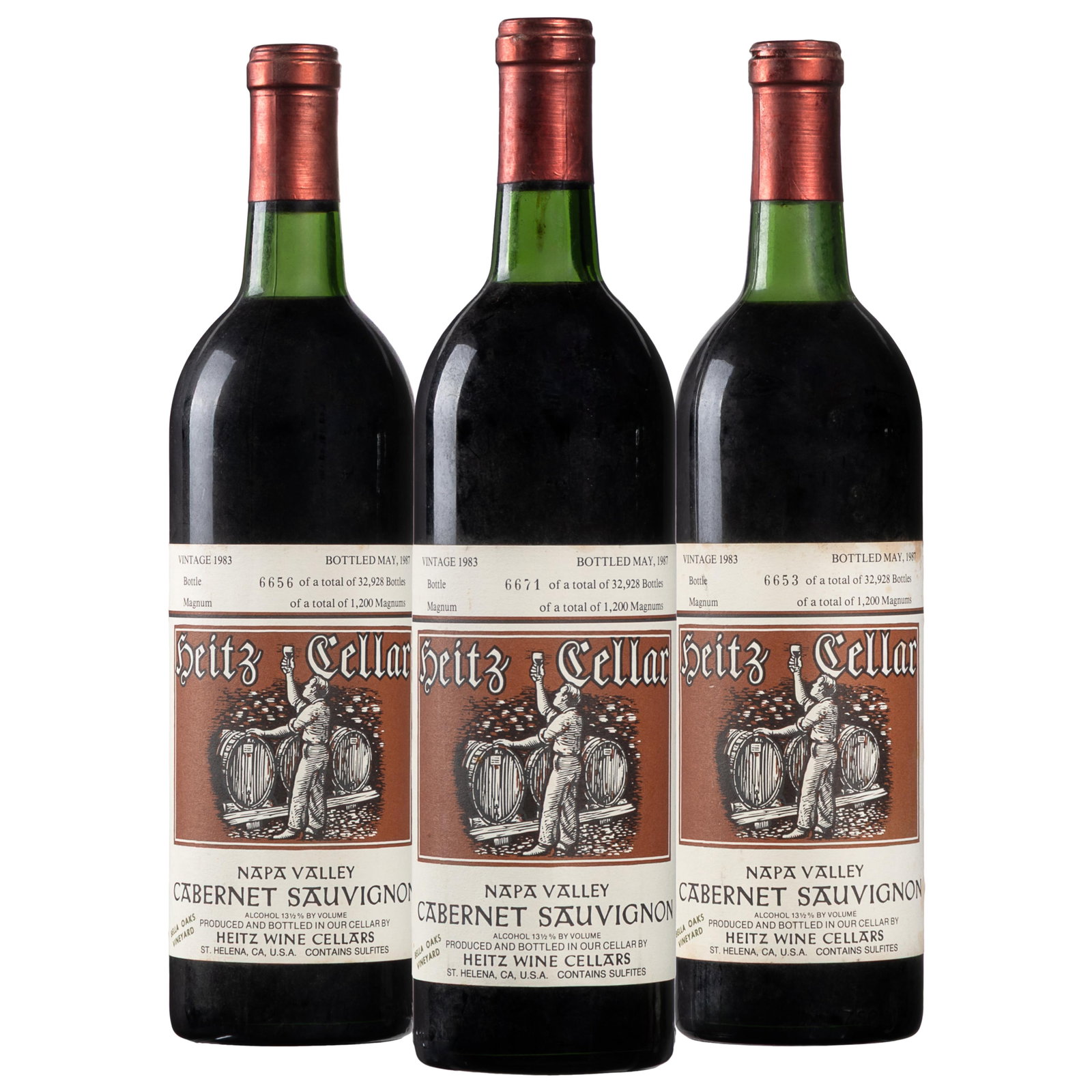 Heitz Cellars Martha's Vineyard Cabernet Sauvignon 1983 (1 of 2)