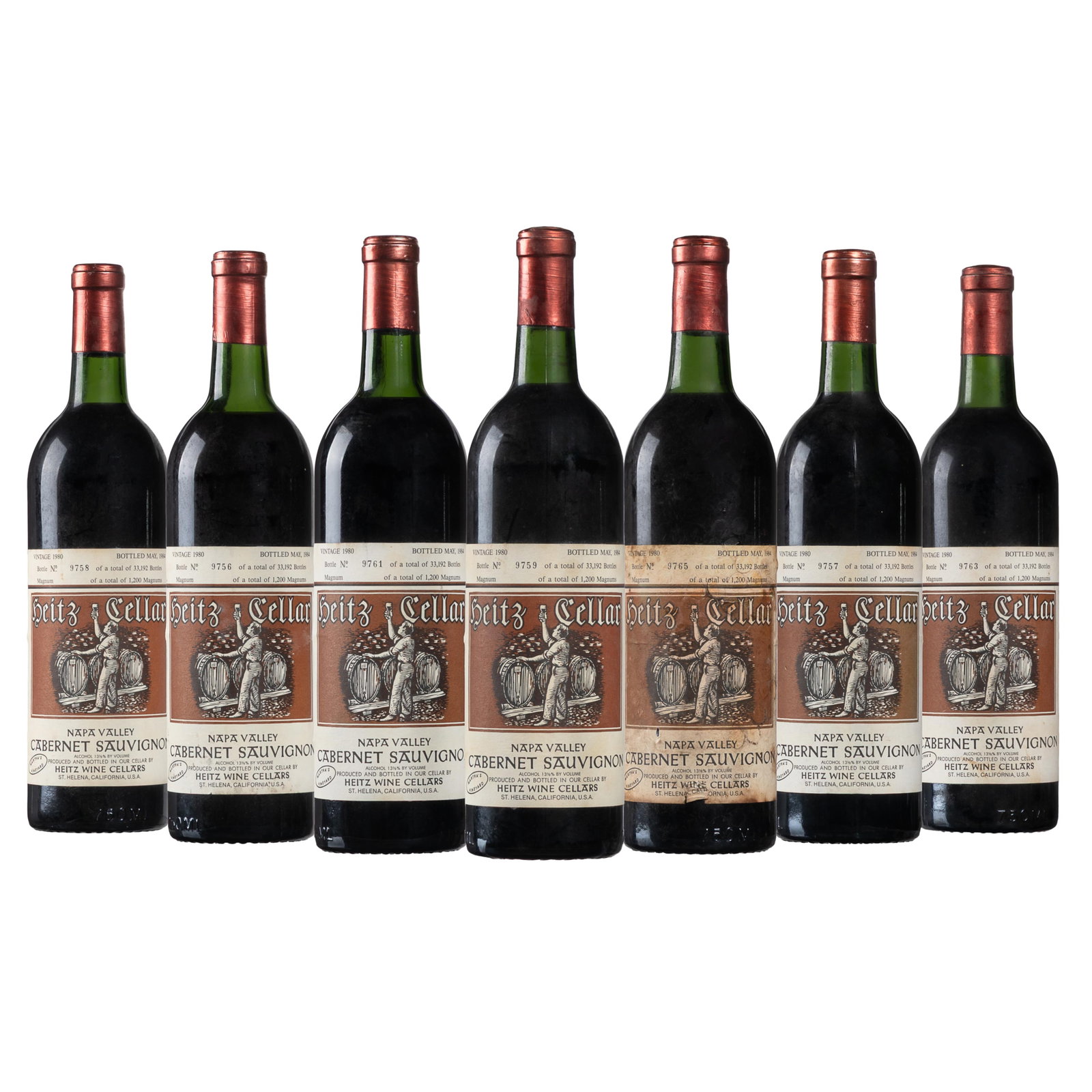 Heitz Cellars Martha's Vineyard Cabernet Sauvignon 1980 (1 of 2)
