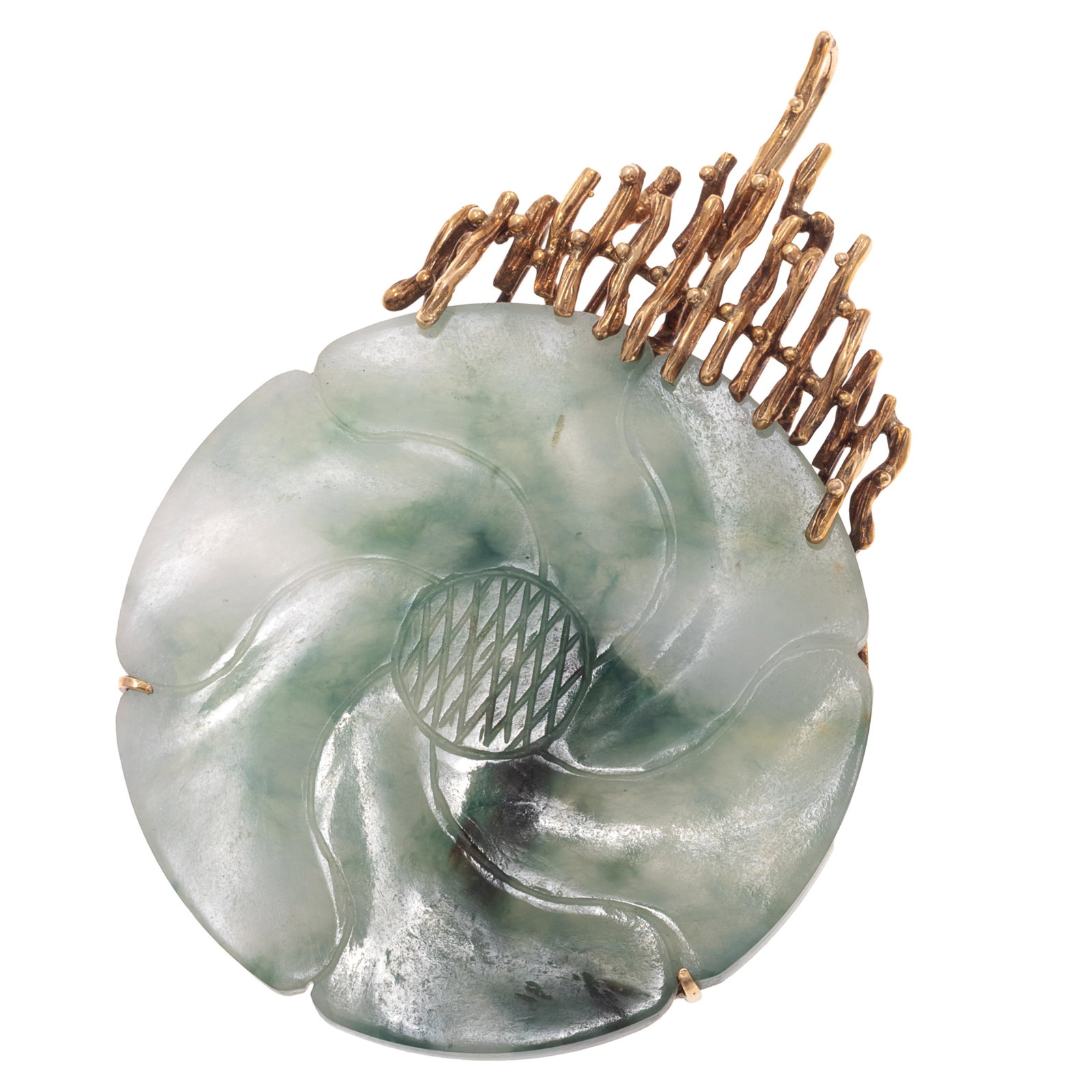 Jade, 14k Yellow Gold Pendant (1 of 4)