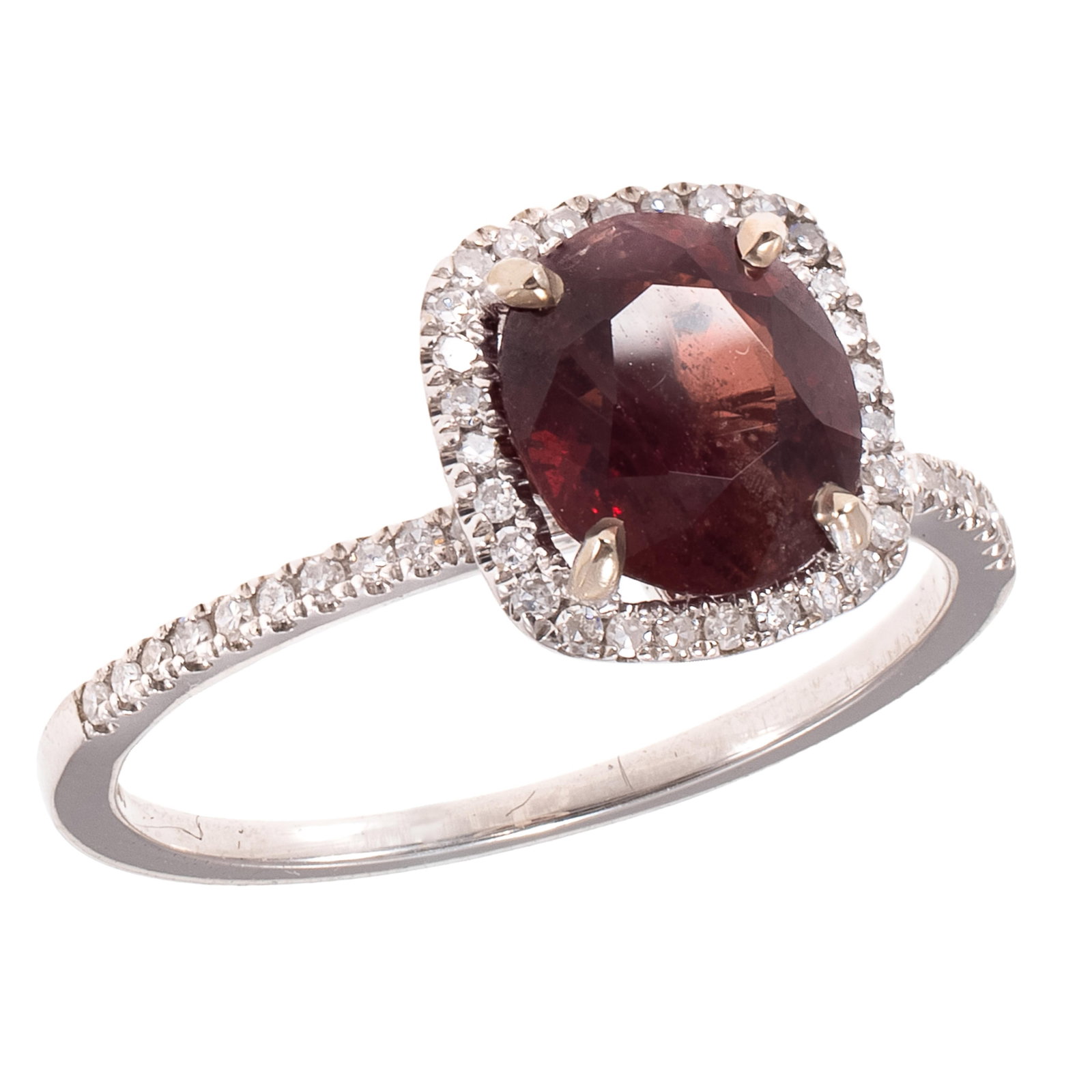 Spinel, Diamond, 18k White Gold Ring (1 of 5)