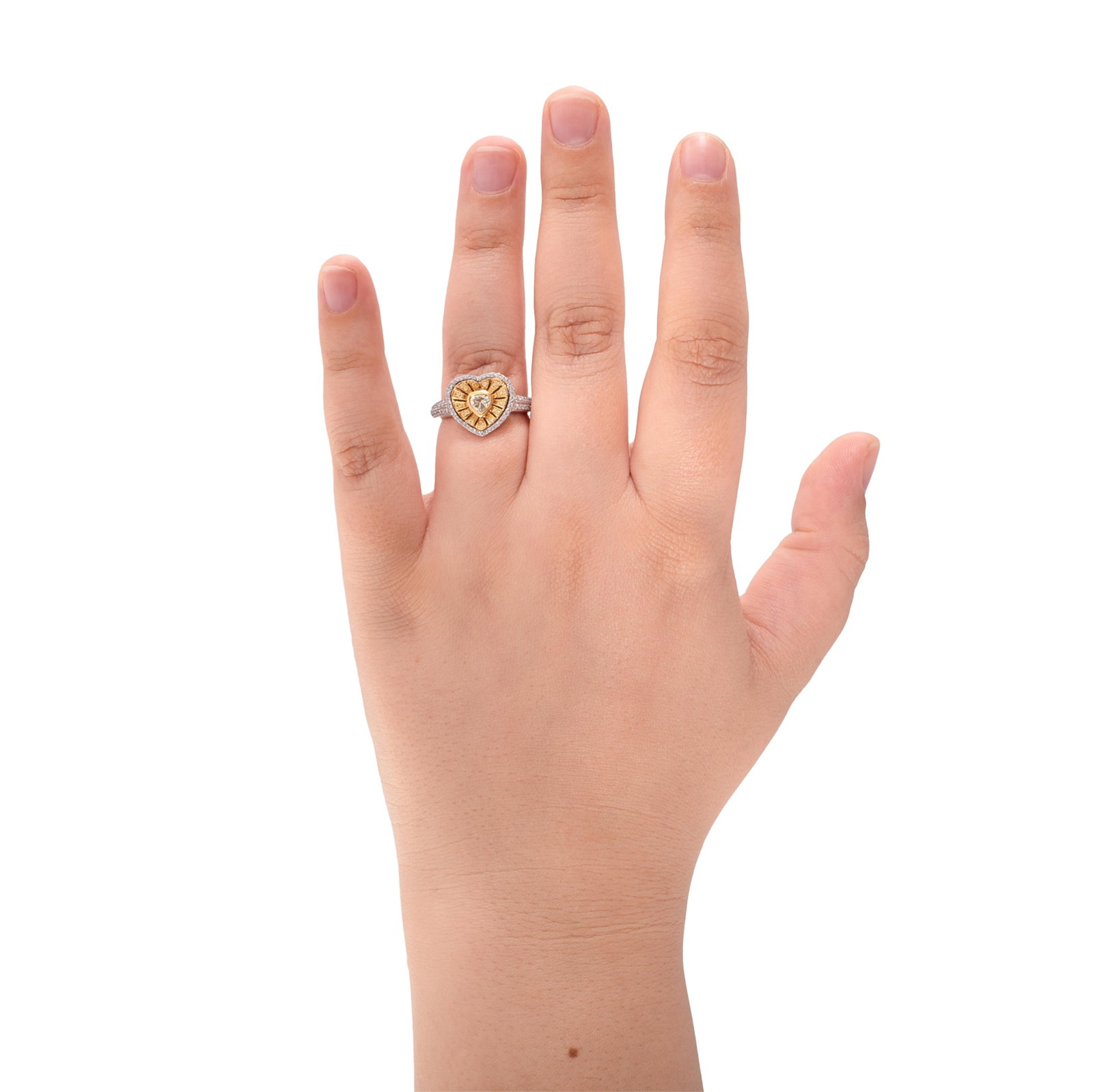 Diamond, Colored Diamond, 18k Ring - 2