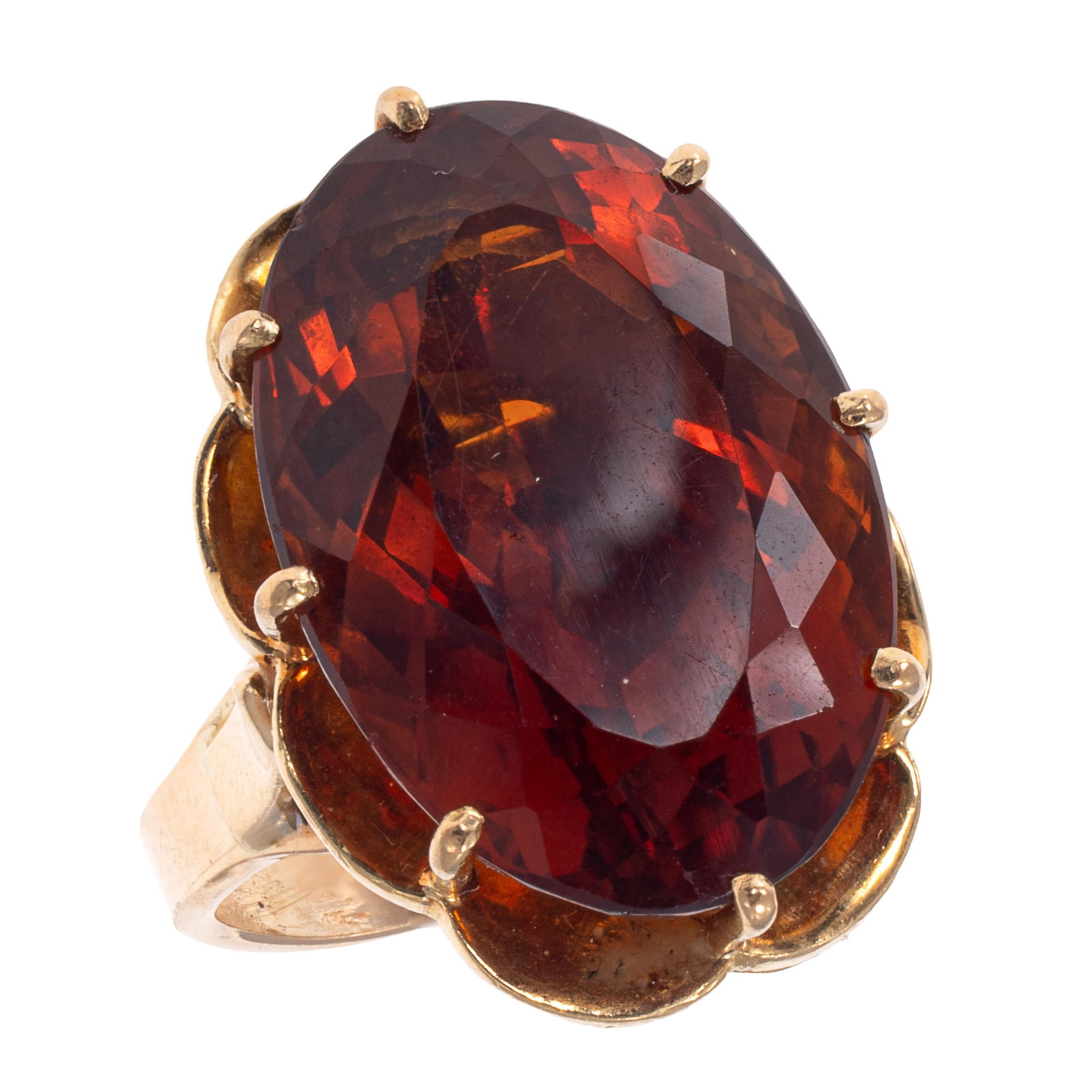 Citrine, 14k Yellow Gold Ring (1 of 5)