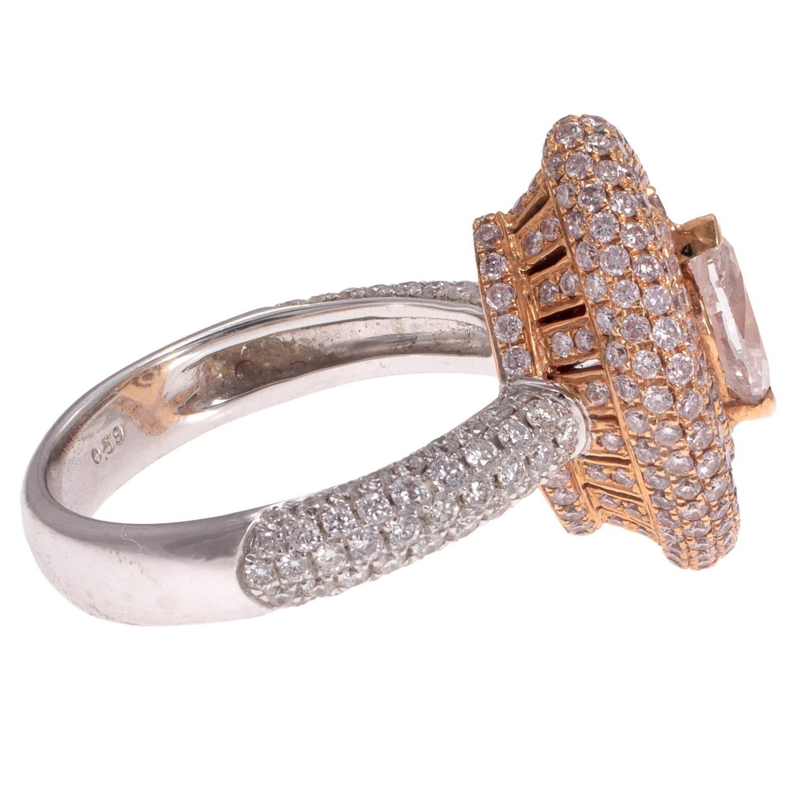 Colored Diamond, Diamond, 18k Ring - 4