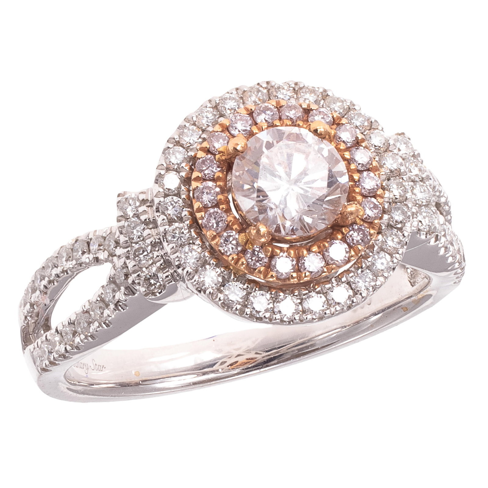 Diamond, Colored Diamond, 18k White Gold Ring (1 of 5)