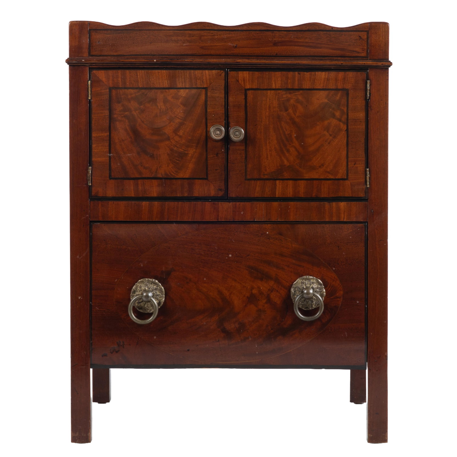 Regency Mahogany Bedside Commode (1 of 9)