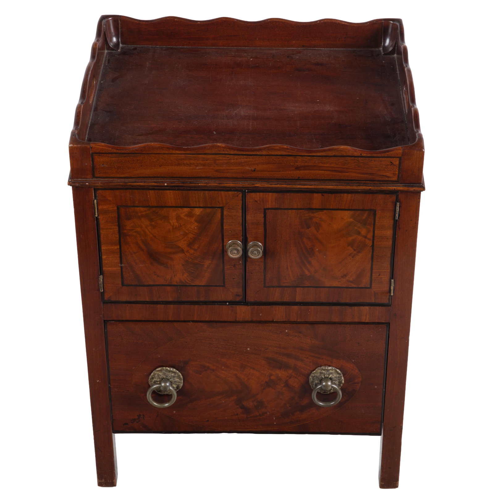Regency Mahogany Bedside Commode - 2