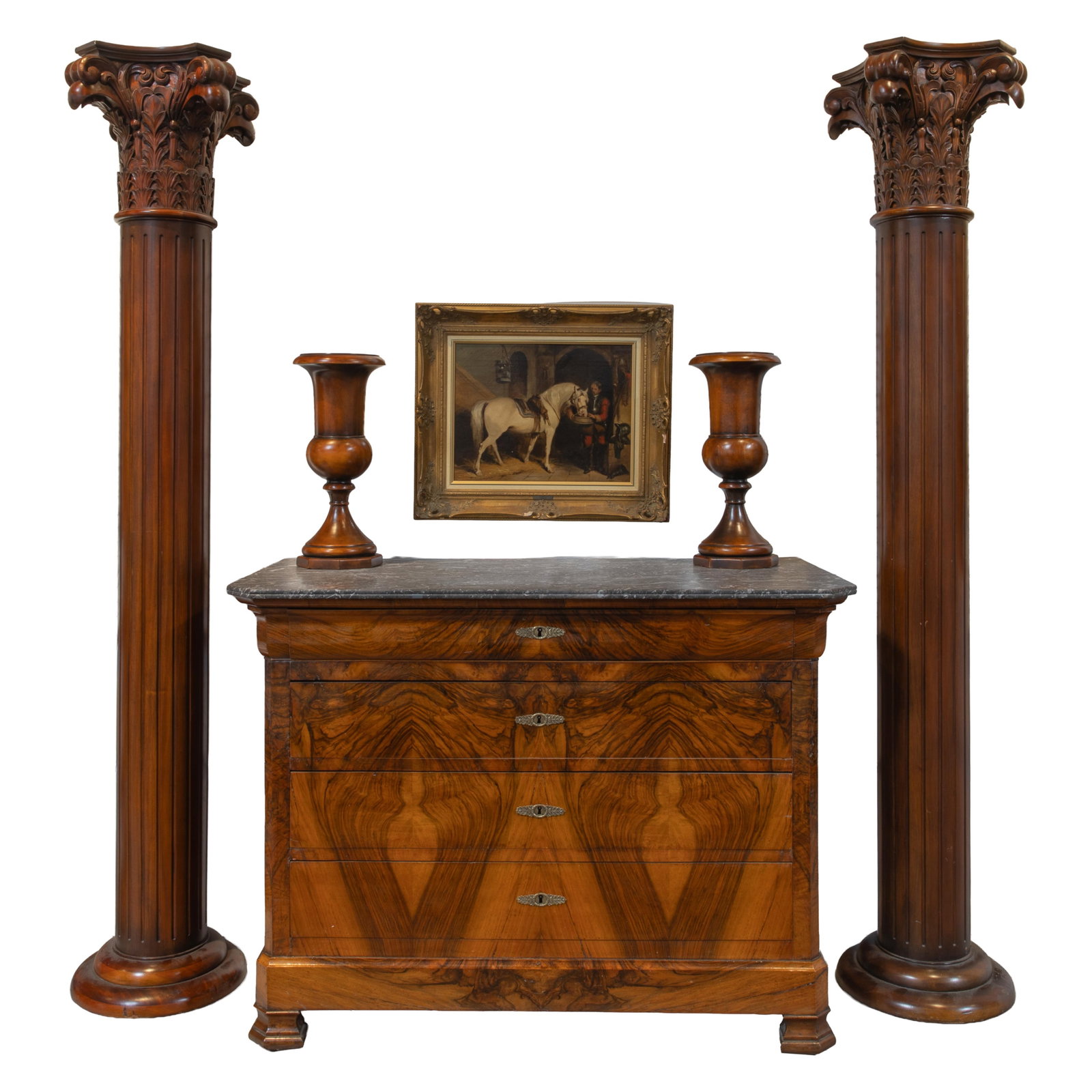 Pair Corinthian Columns - 2