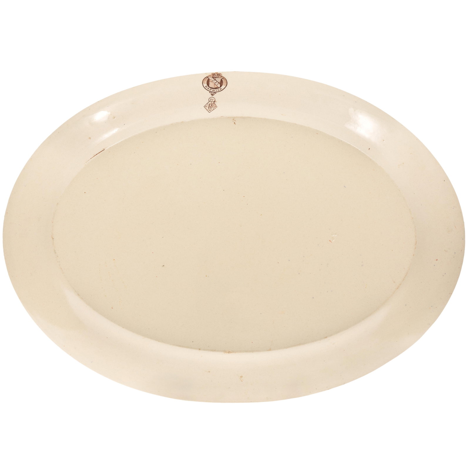 A Victorian Glazed Earthenware Platter, Warwick Pattern - 2