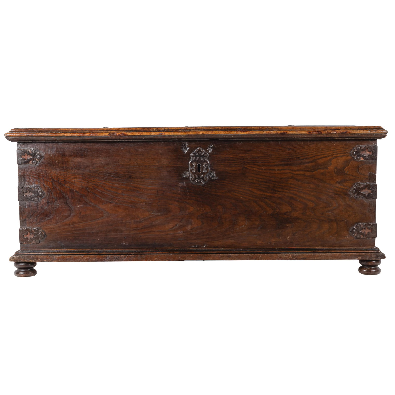 Spanish Baroque Walnut Trunk - 2