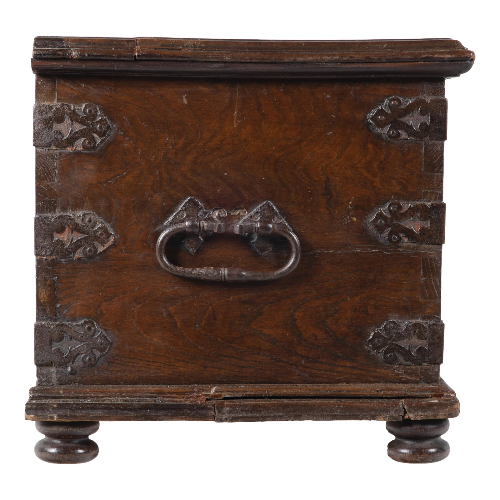 Spanish Baroque Walnut Trunk - 3