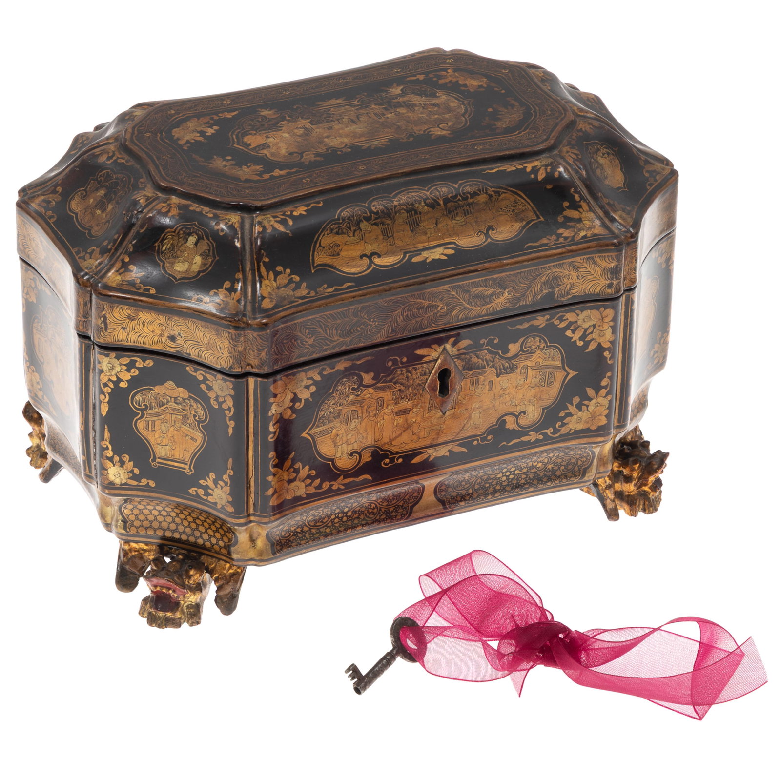 Chinese Export Tea Caddy (1 of 5)