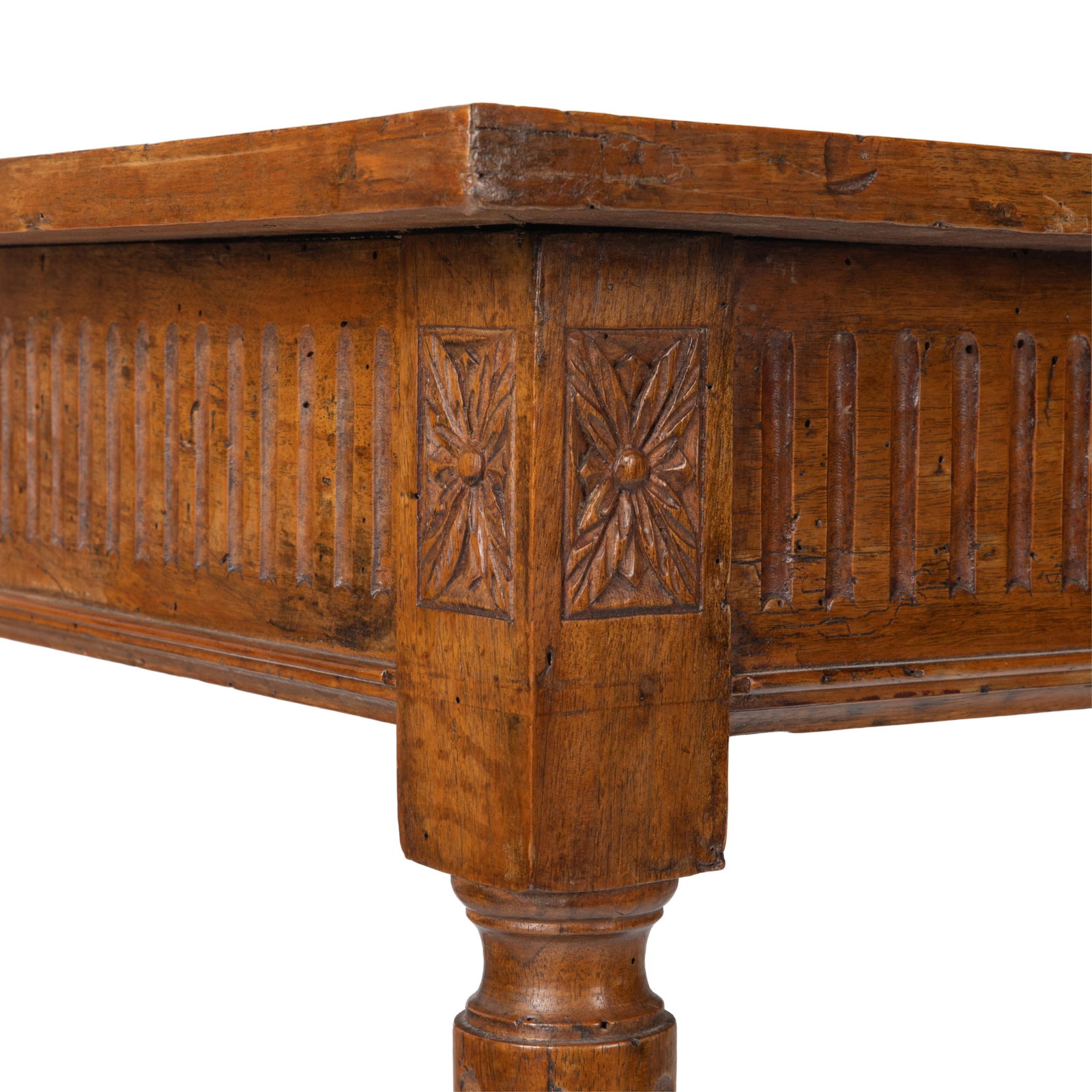 Regency Walnut Side Table - 7