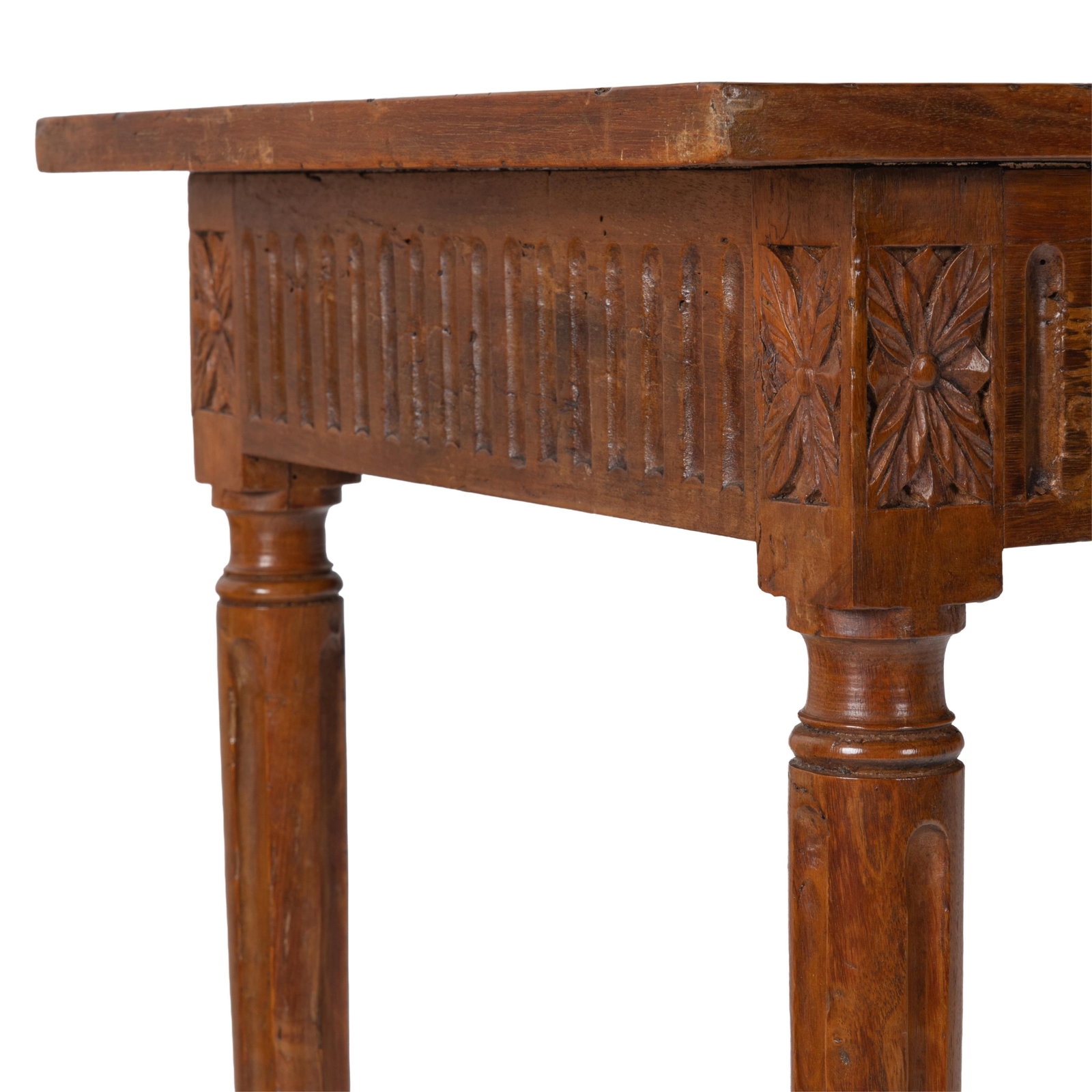 Regency Walnut Side Table - 7
