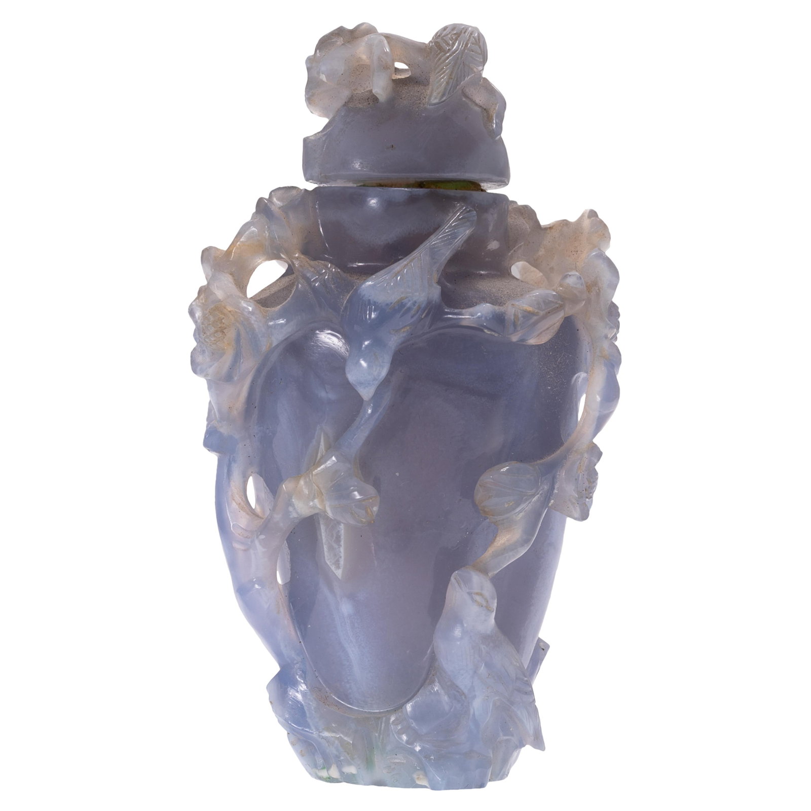 Blue Agate Snuff Bottle - 3