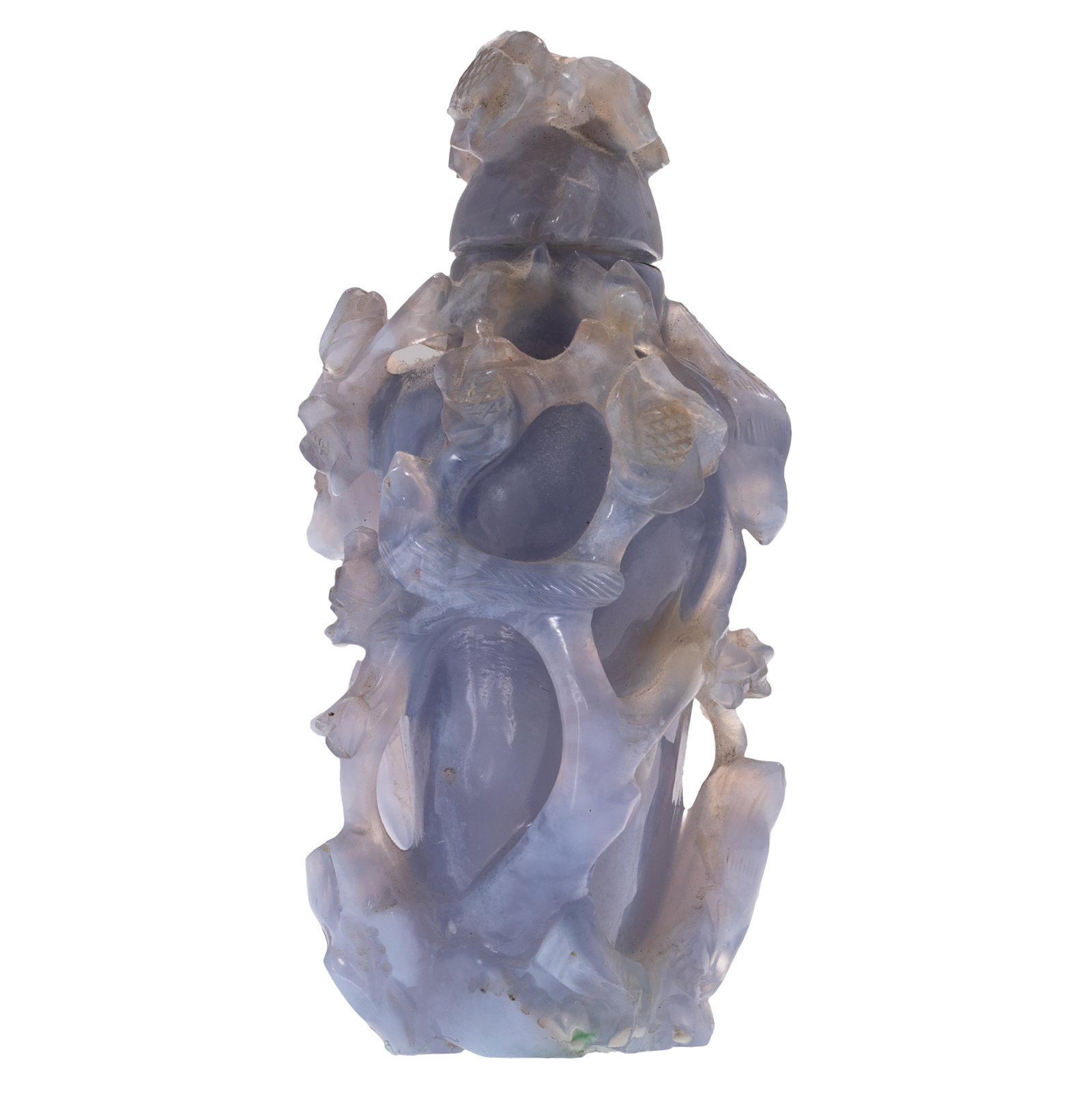 Blue Agate Snuff Bottle - 4