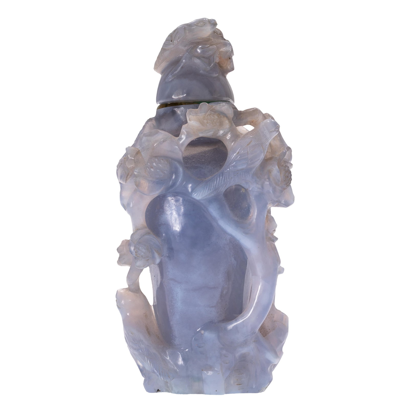 Blue Agate Snuff Bottle - 5