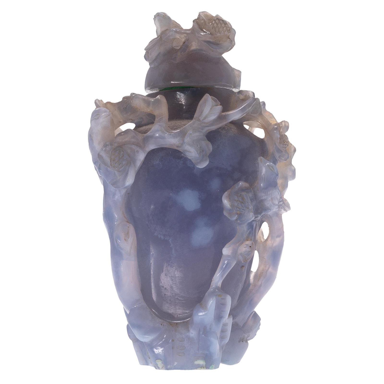 Blue Agate Snuff Bottle - 6