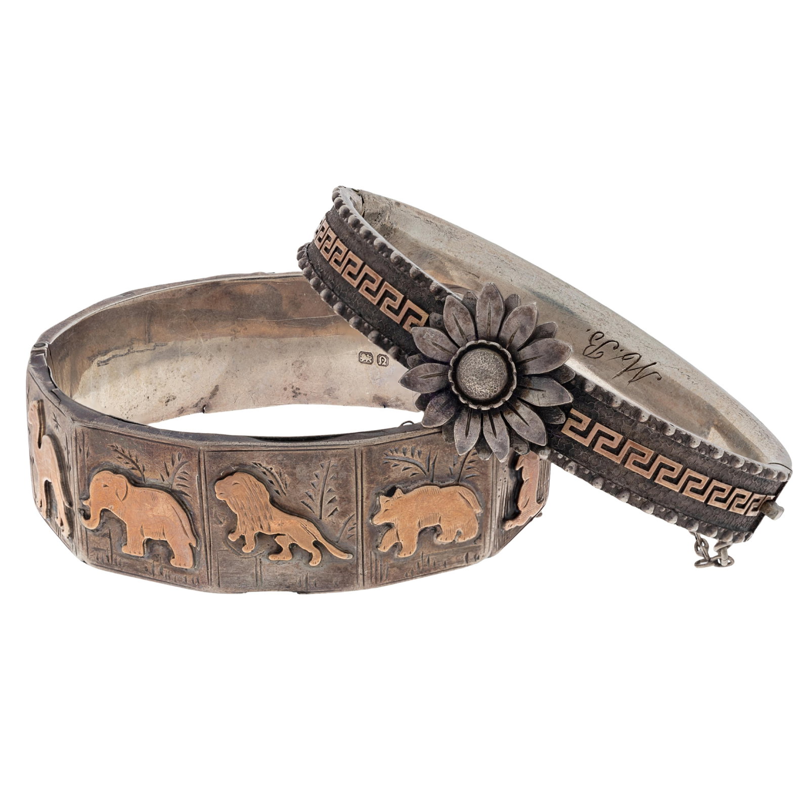 Collection of Two Vintage Silver Bracelets (1 of 5)