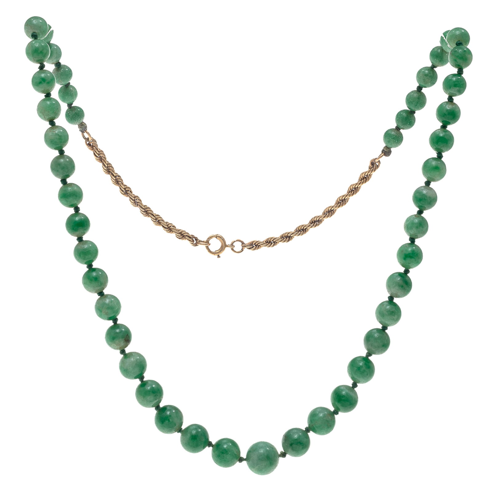 Jade, 14k Yellow Gold Necklace (1 of 4)