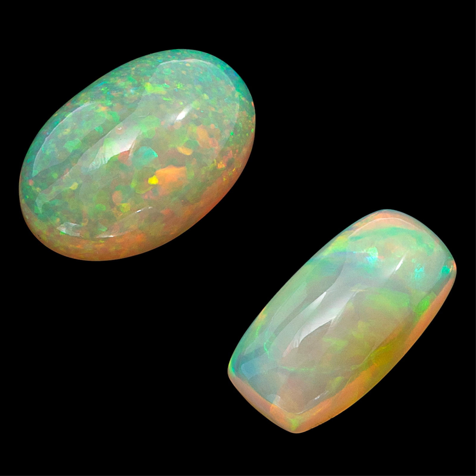 Two Unmounted Opal Cabochons (1 of 4)