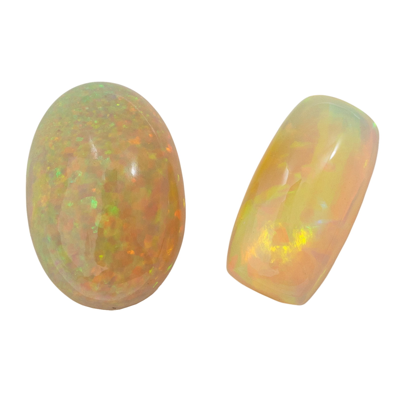 Two Unmounted Opal Cabochons - 2