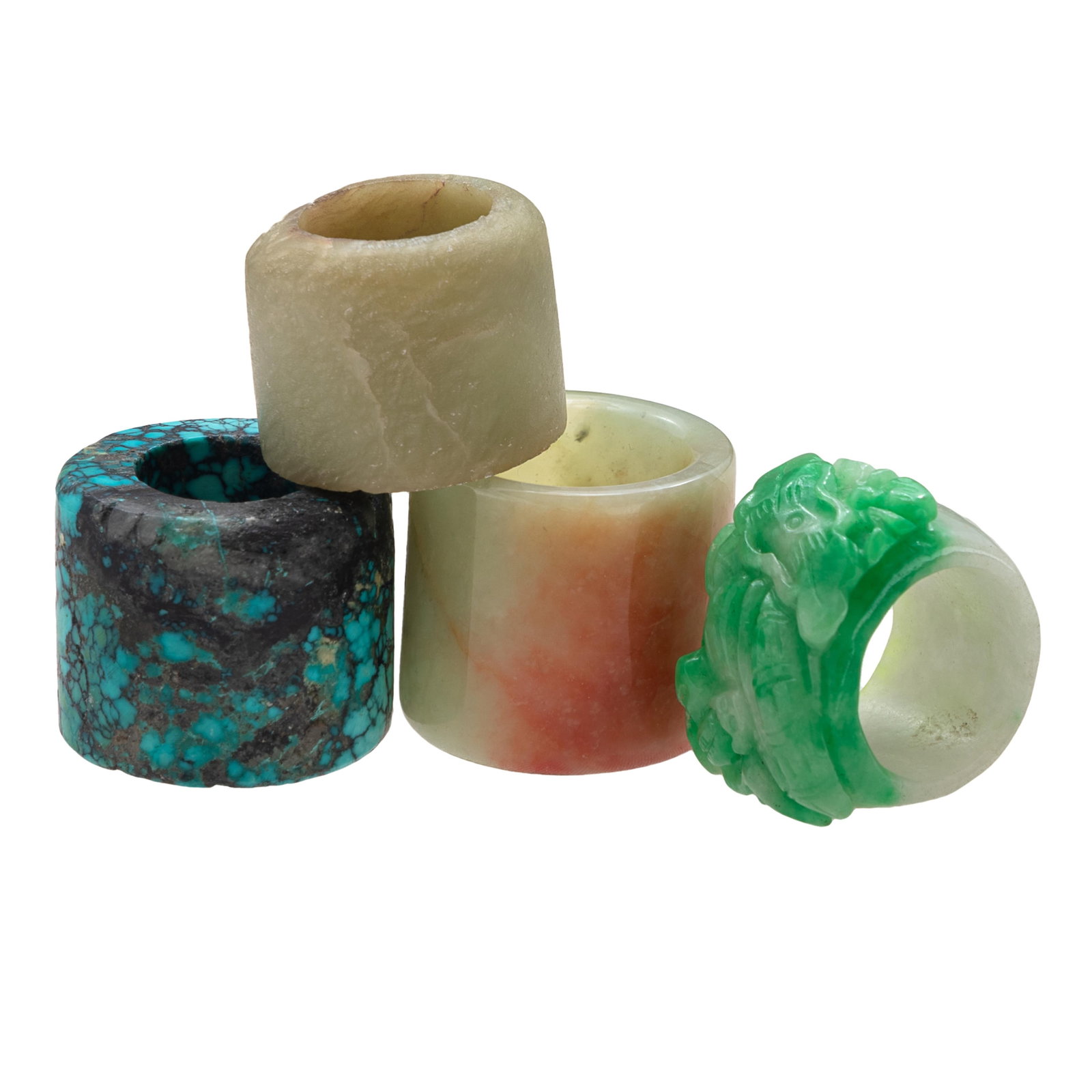Four Chinese Archer's Rings (1 of 6)