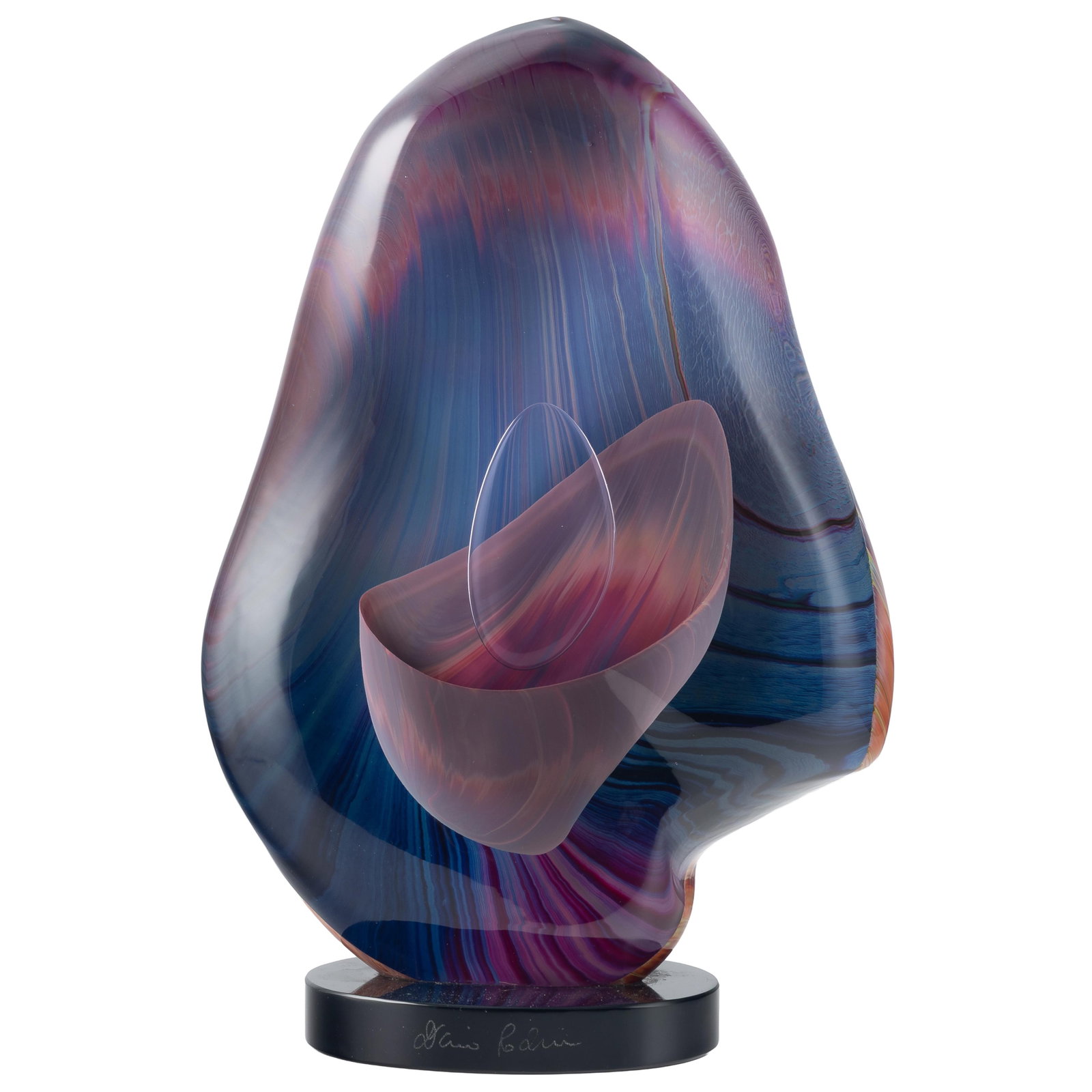 Dino Rosin (Italian, b. 1948), Glass Sculpture (1 of 7)