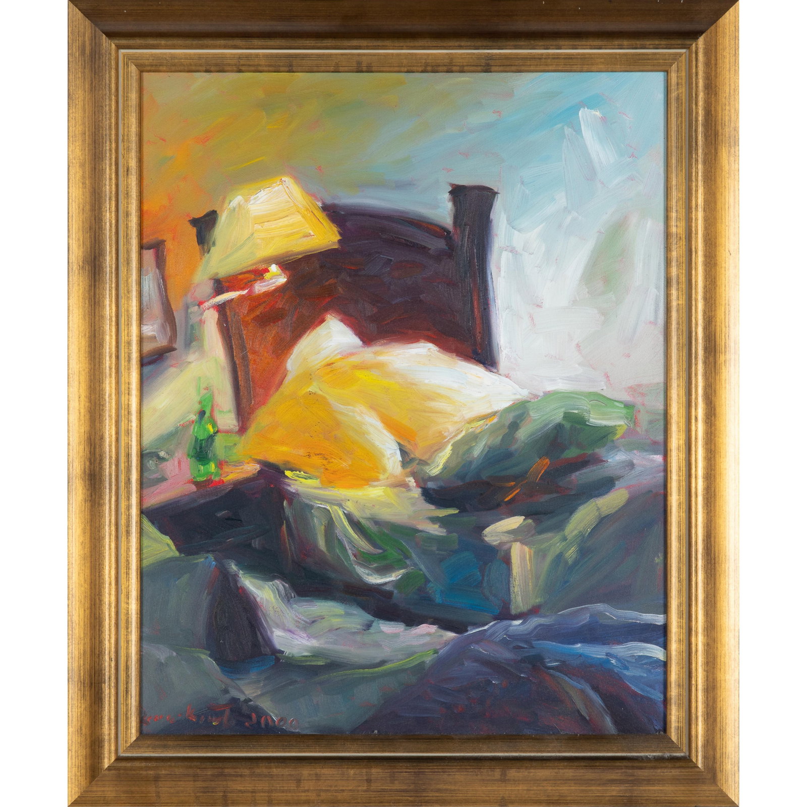 Veerakeat Tongpaiboon (American/Thai b. 1965): Veerakeat Tongpaiboon (American/Thai b. 1965) Morning oil on canvas Signed l/l 20in. x 16in (51cm x 41cm) Framed: 26in. x 22in (66cm. x 56cm) Provenance: Thomas Reynolds Gallery