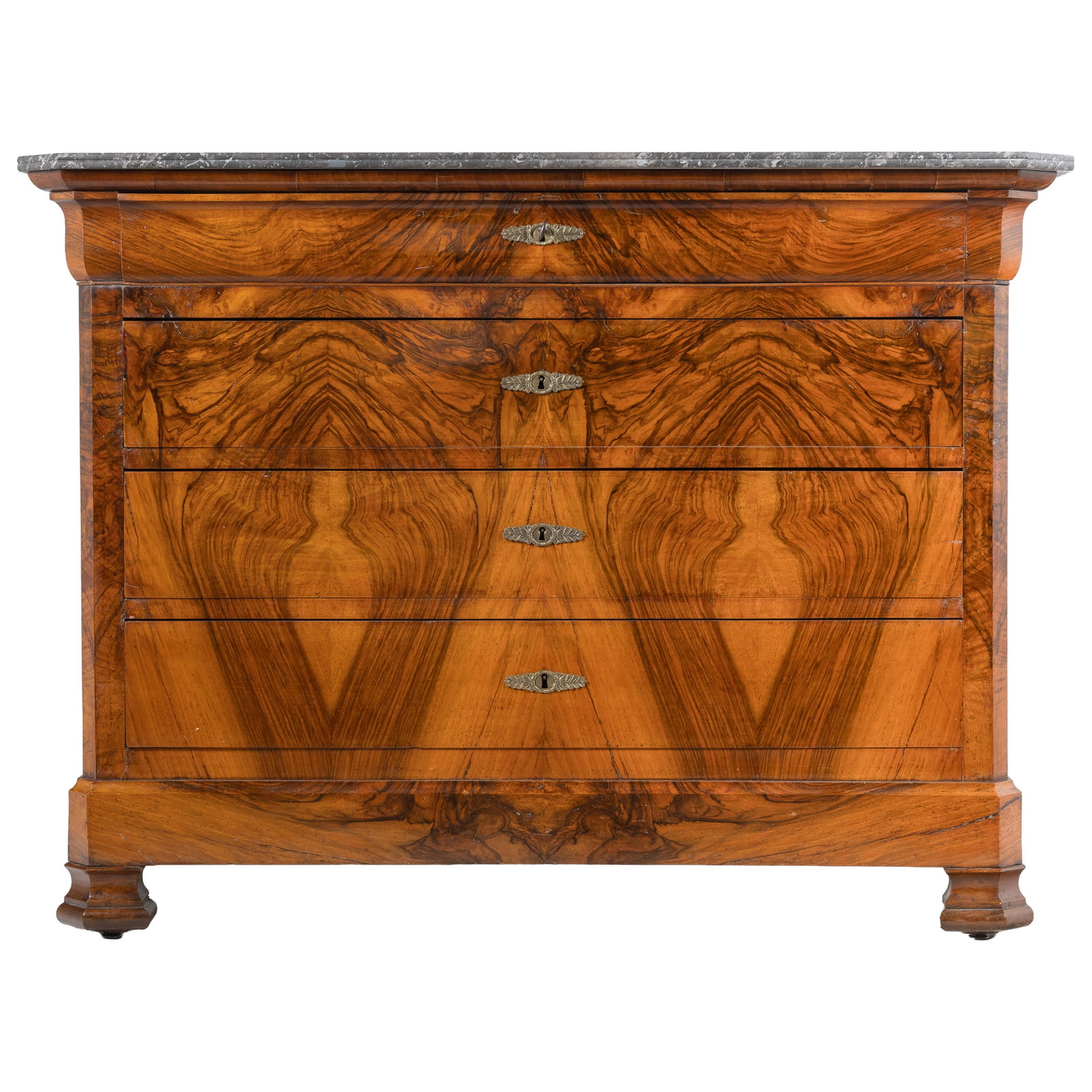 Louis Philippe Walnut Commode (1 of 9)