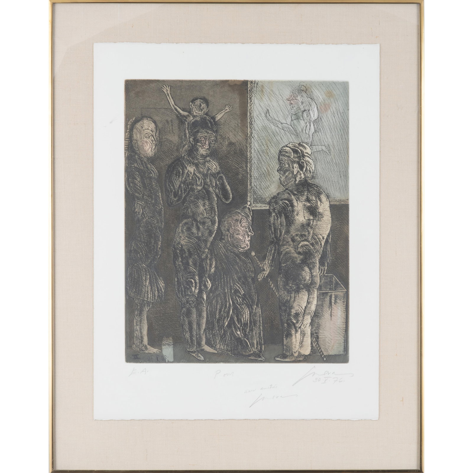 Jose Luis Cuevas (Mexican, 1934-2017) (1 of 5)