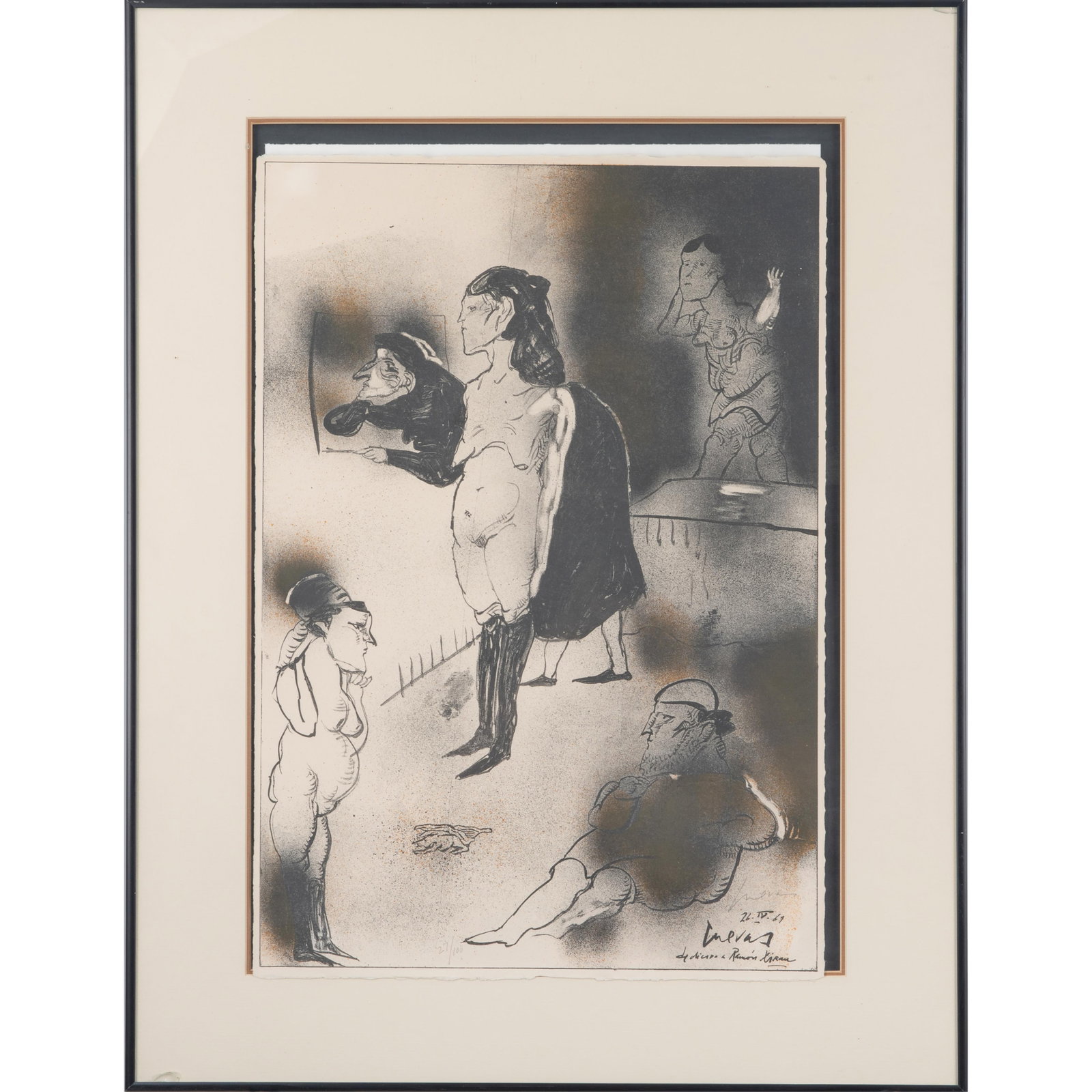 Jose Luis Cuevas (Mexican, 1934-2017) (1 of 5)