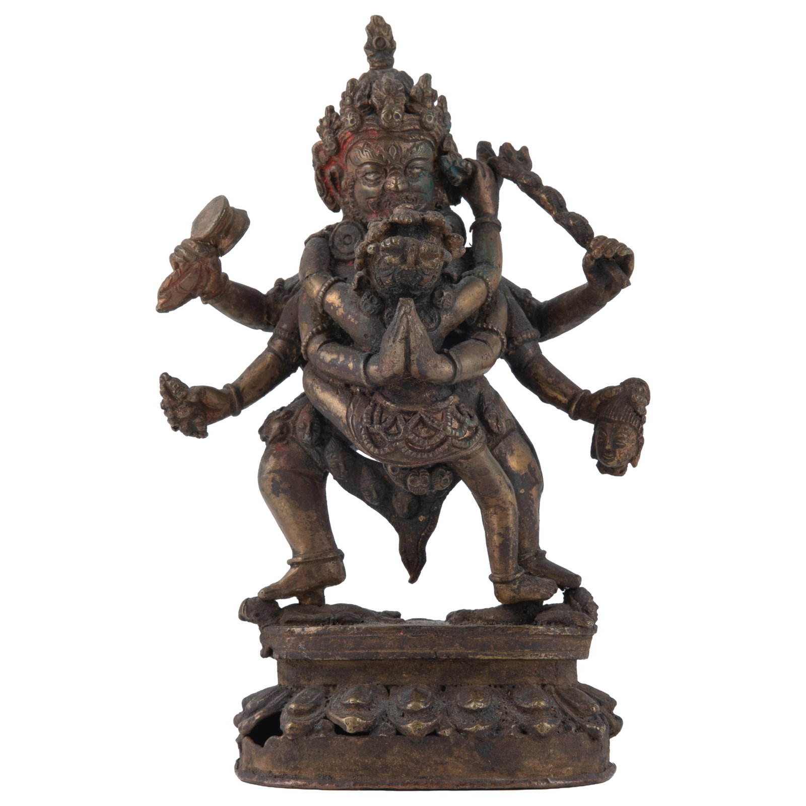 Sino-Tibetan Bronze Alloy Figure of Chakrasamvara (1 of 7)