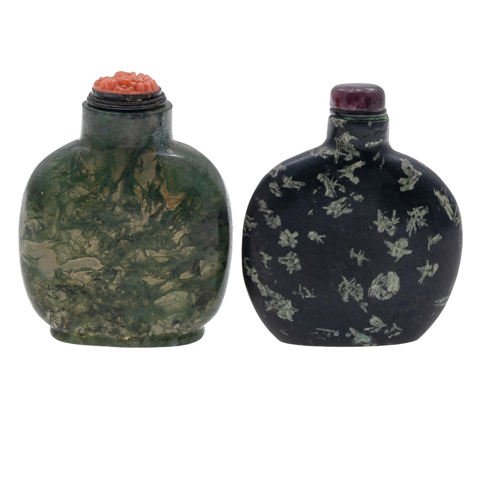 Two Hard Stone Snuff Bottles. - 3