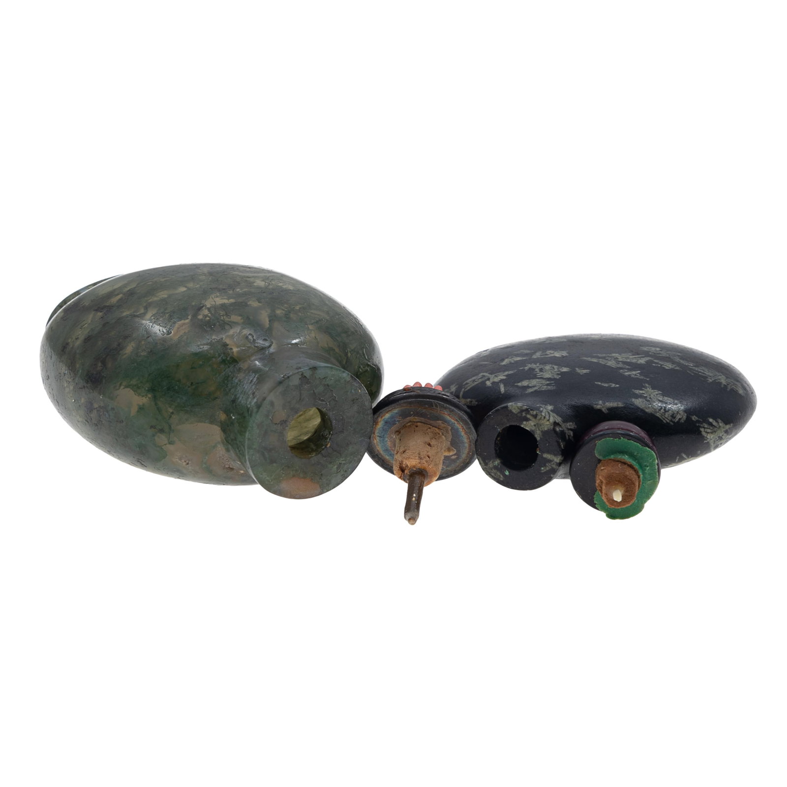 Two Hard Stone Snuff Bottles. - 7