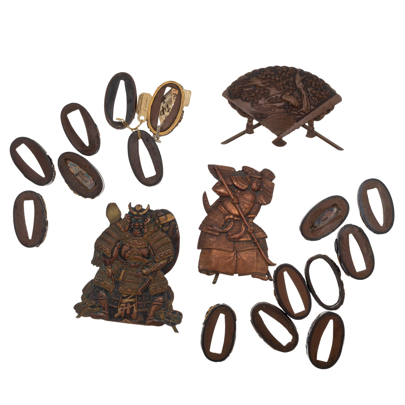 Collection of Japanese Sword Fittings (1 of 4)
