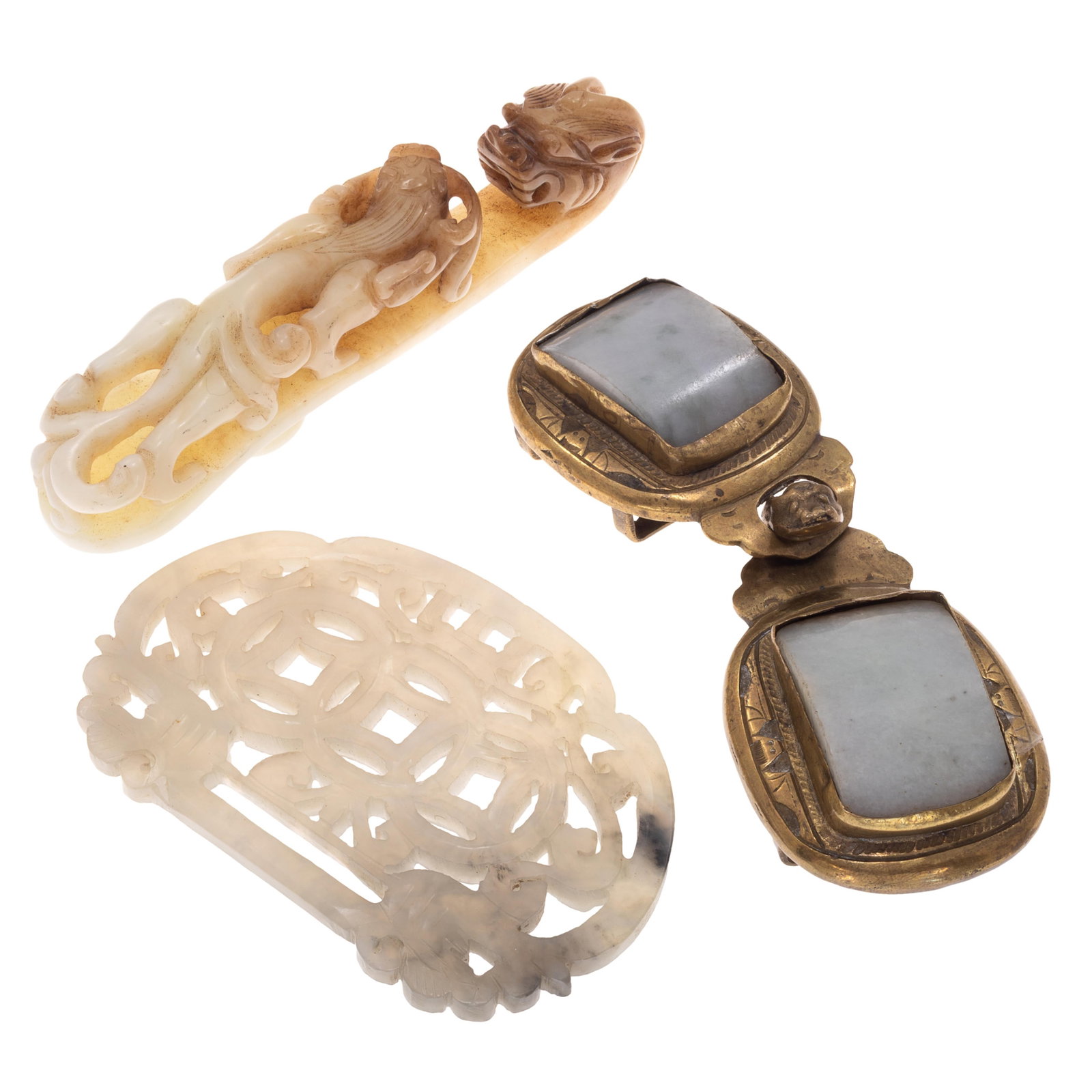 Three Chinese Jade Carvings. (1 of 4)