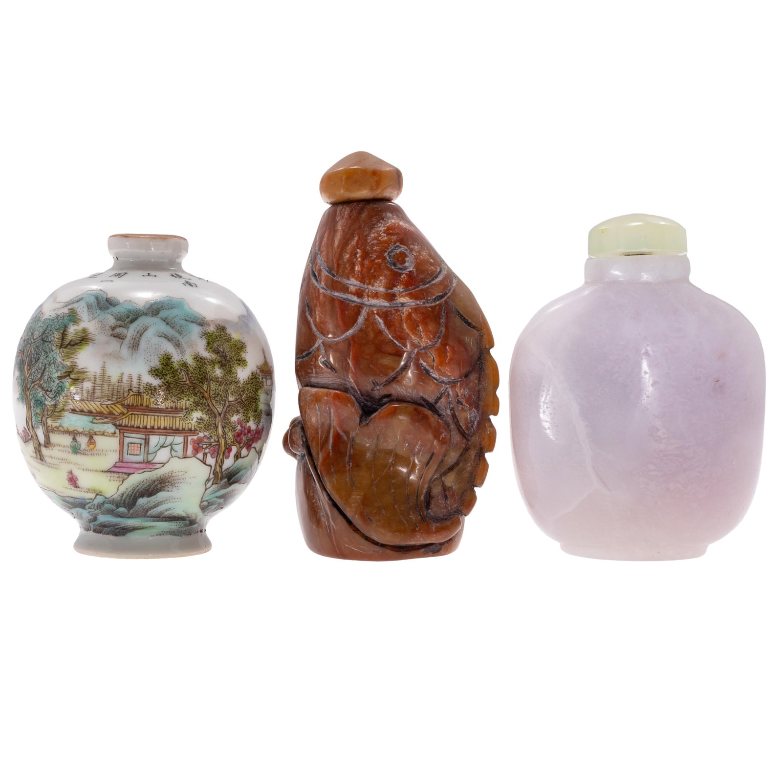Three Snuff Bottles - 3