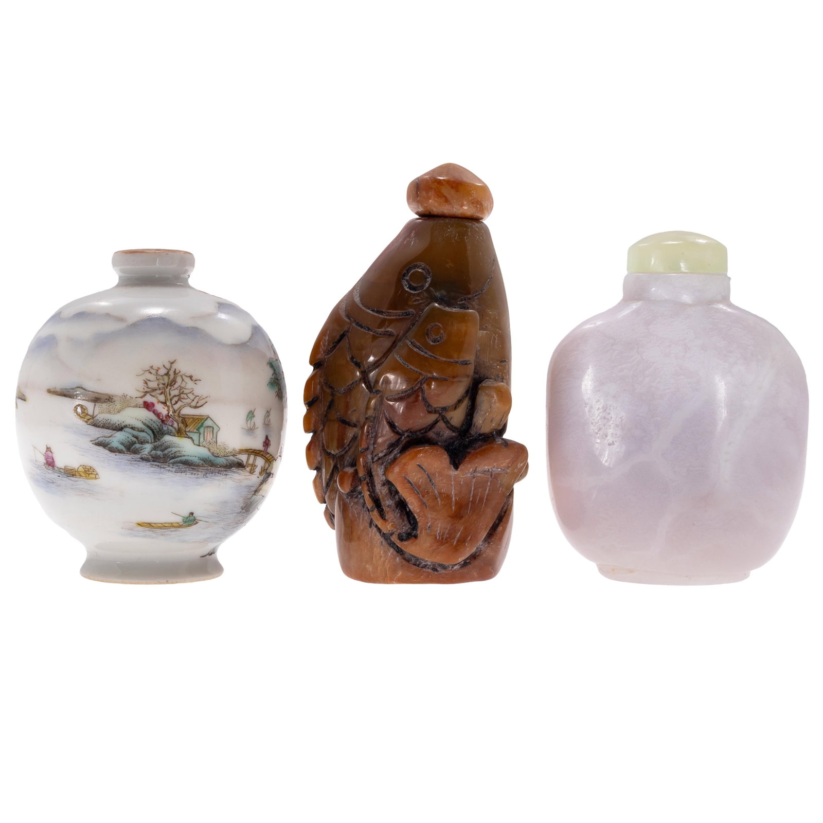 Three Snuff Bottles - 5
