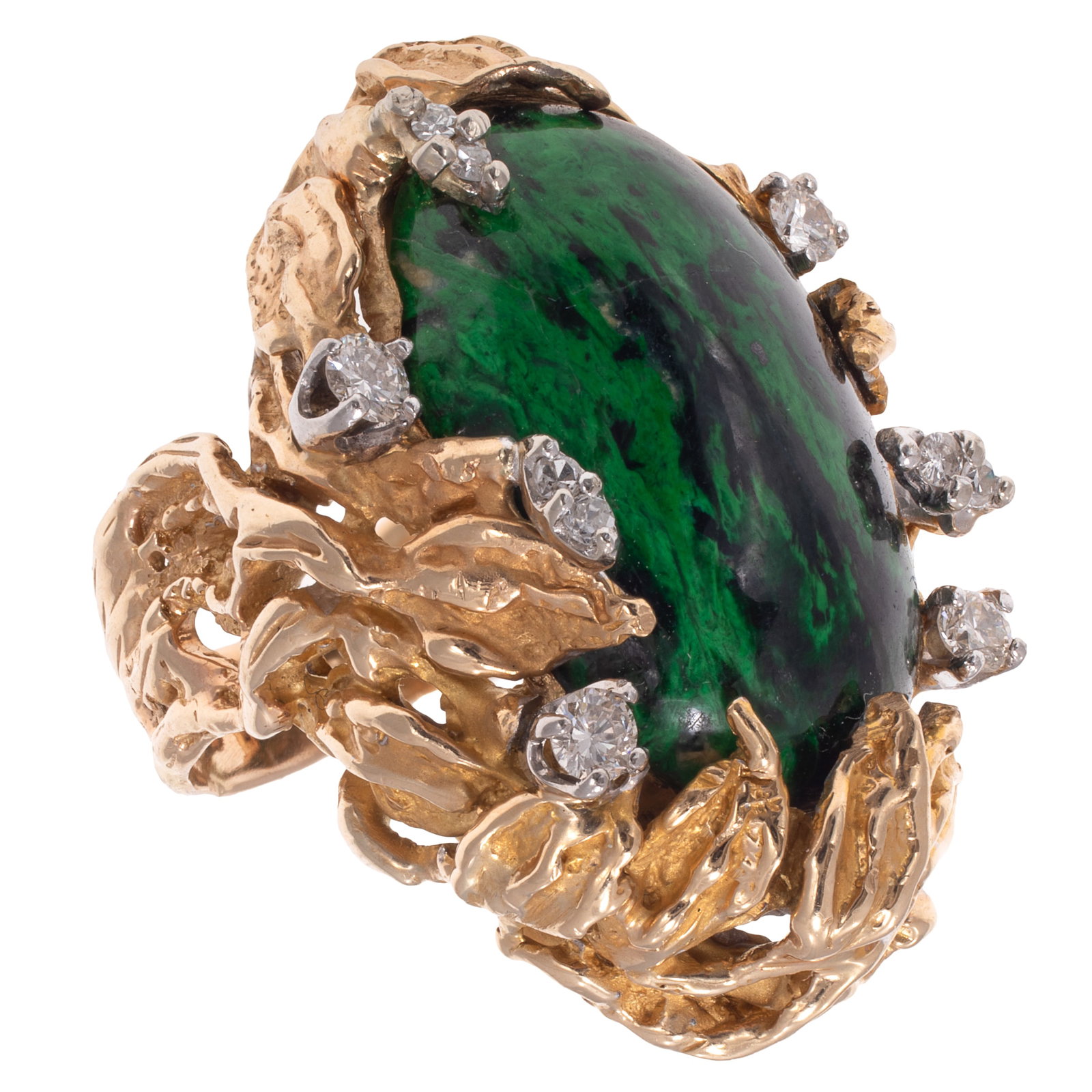 Maw Sit Sit, Diamond, 14k Yellow Gold Ring (1 of 5)