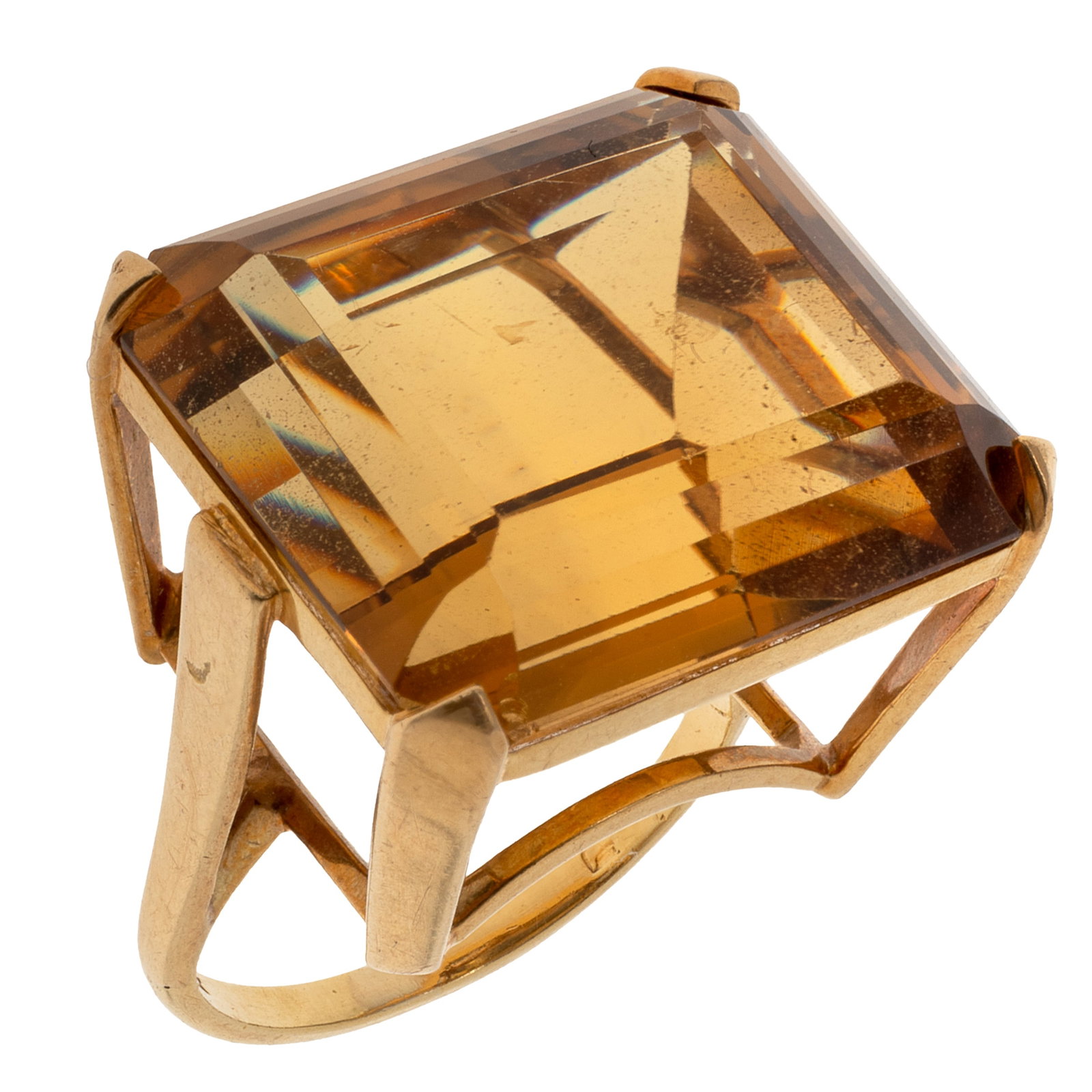 Citrine, 14k Yellow Gold Ring (1 of 5)