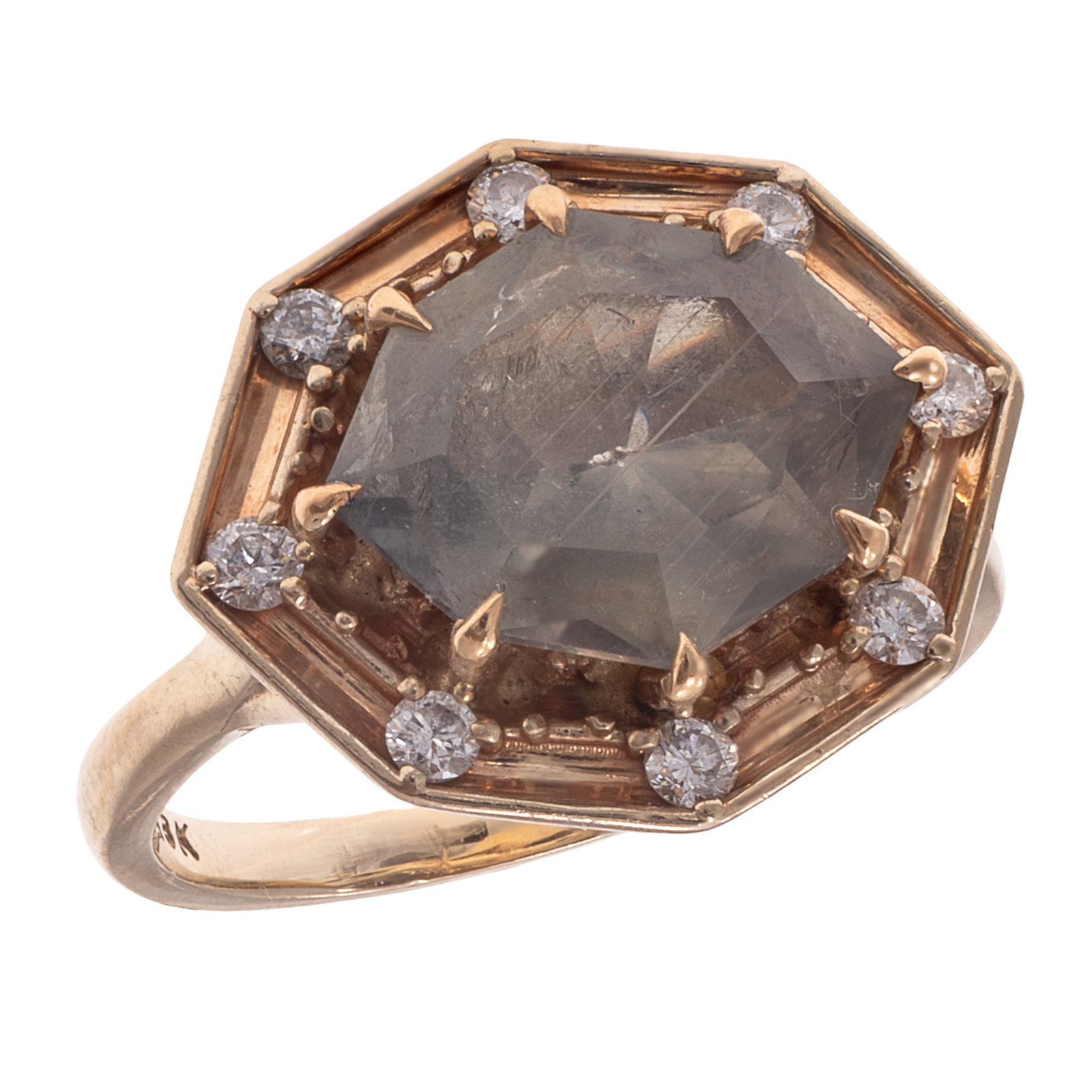 Andalusite, Diamond, 18k Yellow Gold Ring (1 of 5)