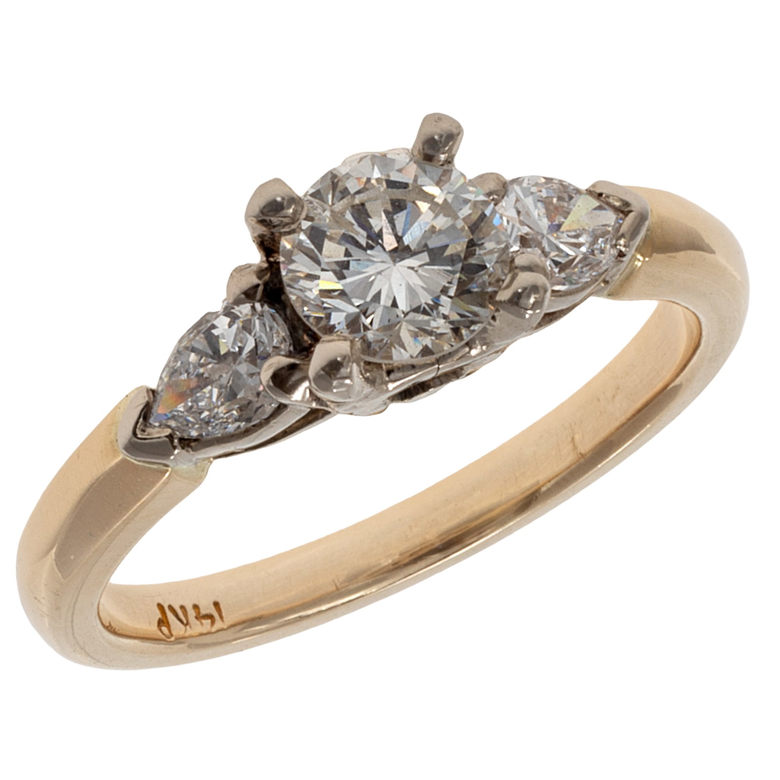 Diamond, 14k Yellow Gold Ring (1 of 6)