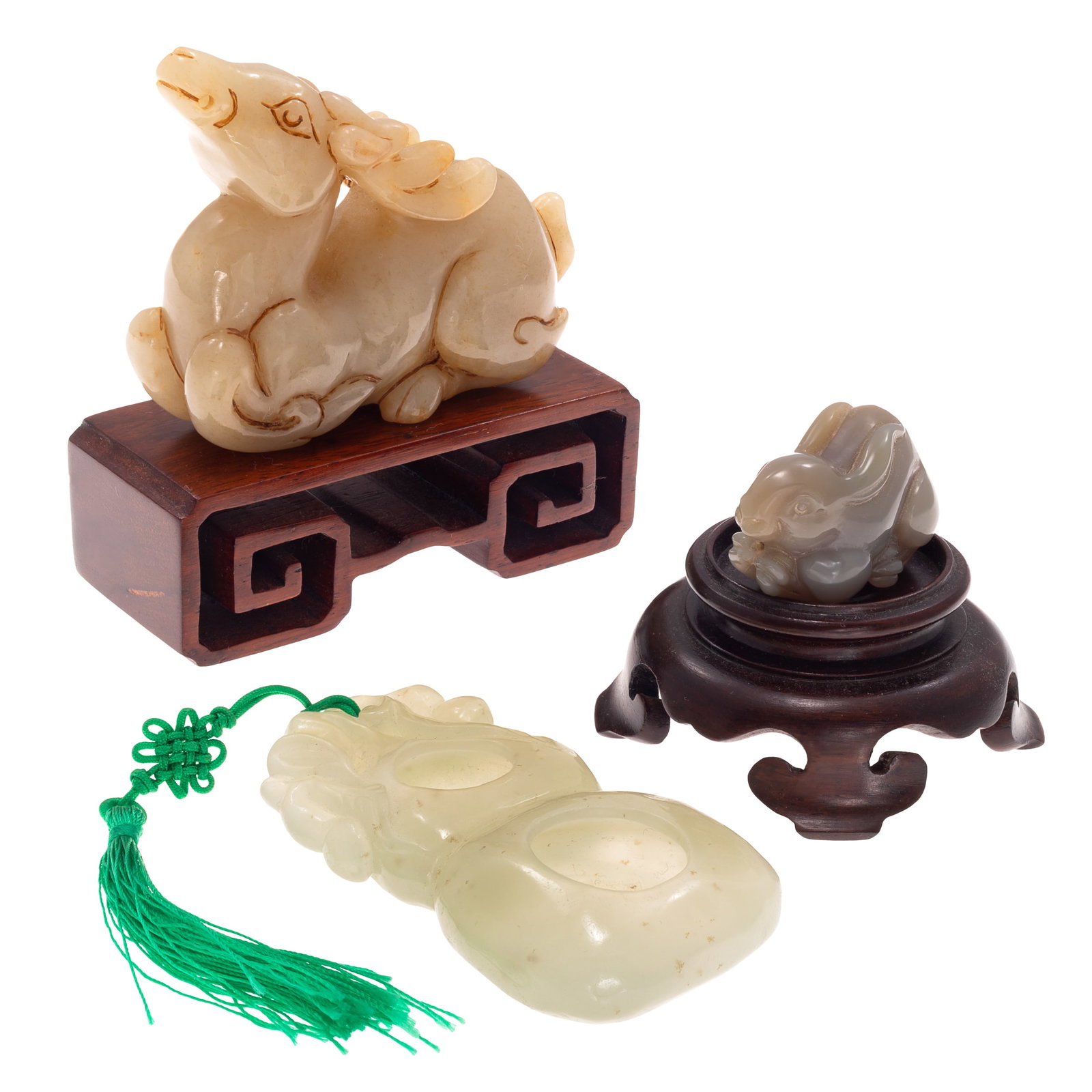 Three Jade Carvings. (1 of 5)
