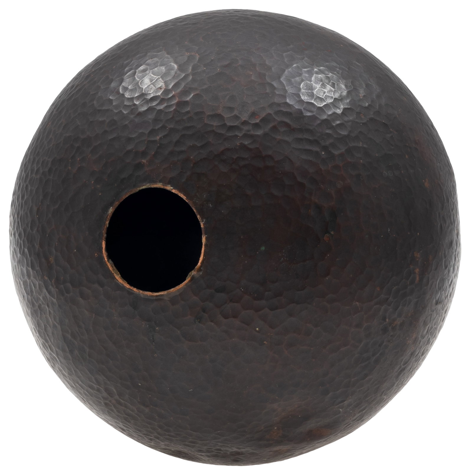 Hammered Copper Sphere - 5