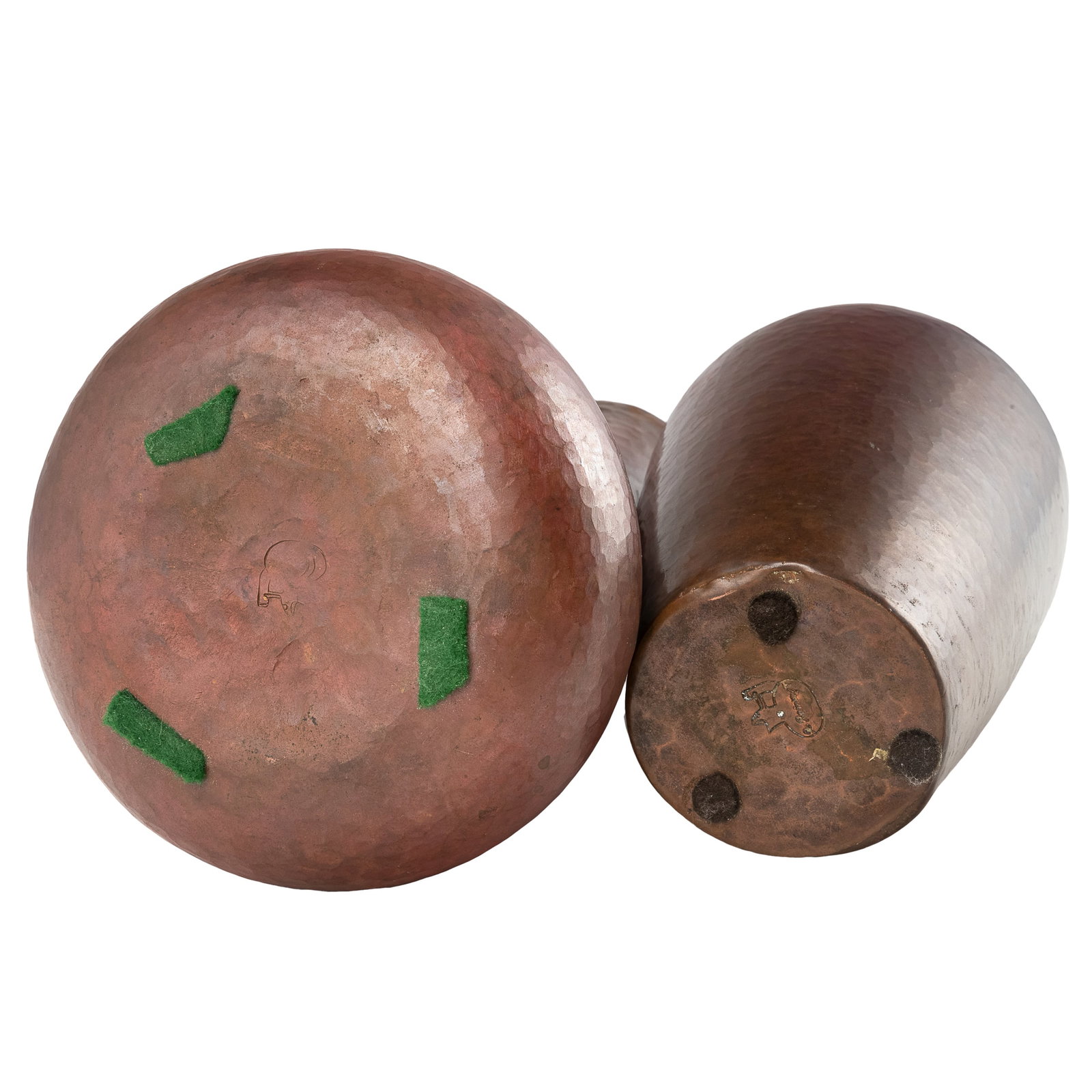 Two Ramon Ramirez Hammered Copper Vases - 4